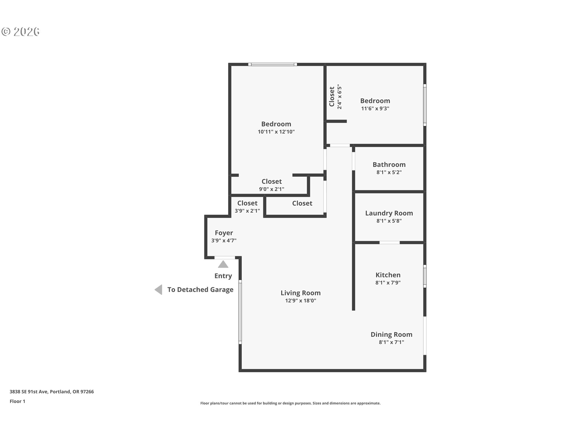 3836 SE 91ST AVE, Portland, OR, 97266