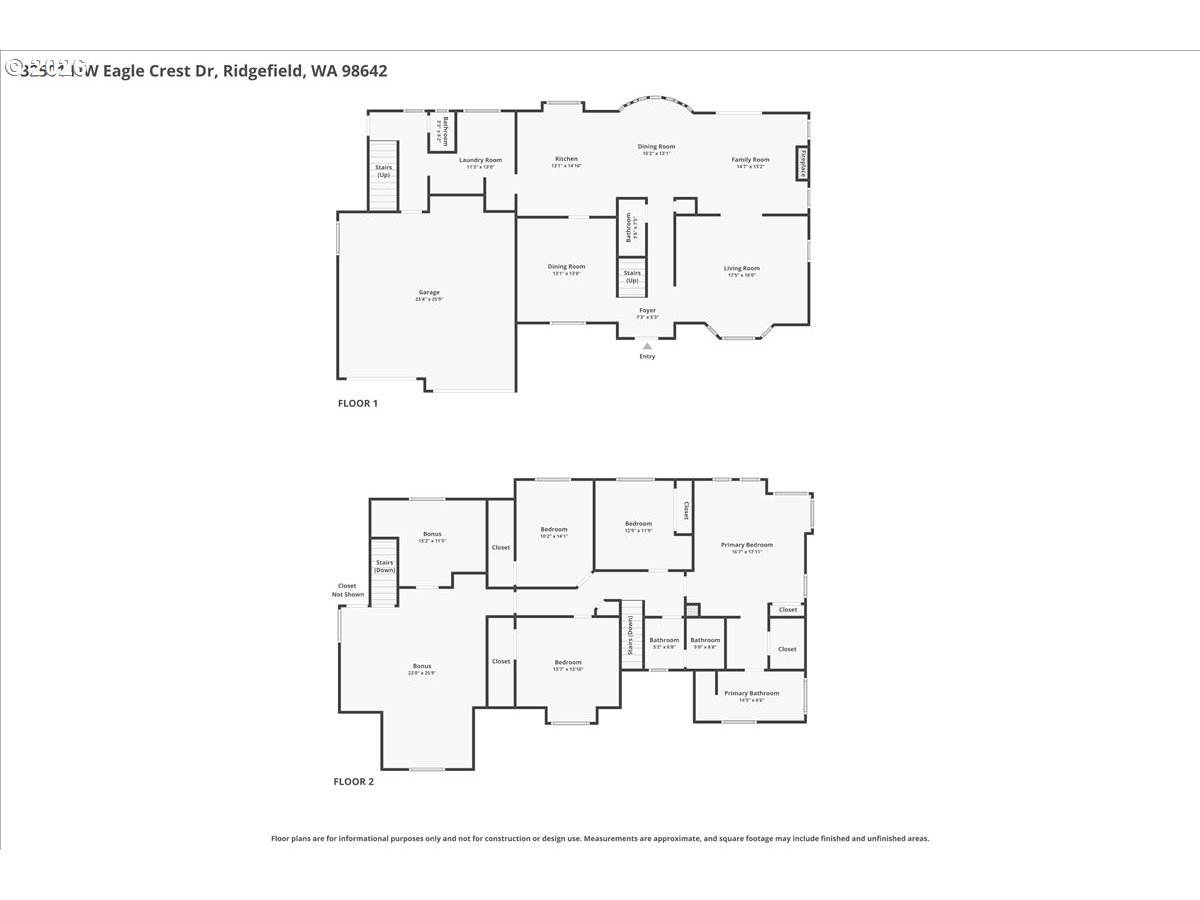 32501 NW EAGLE CREST DR, Ridgefield, WA, 98642