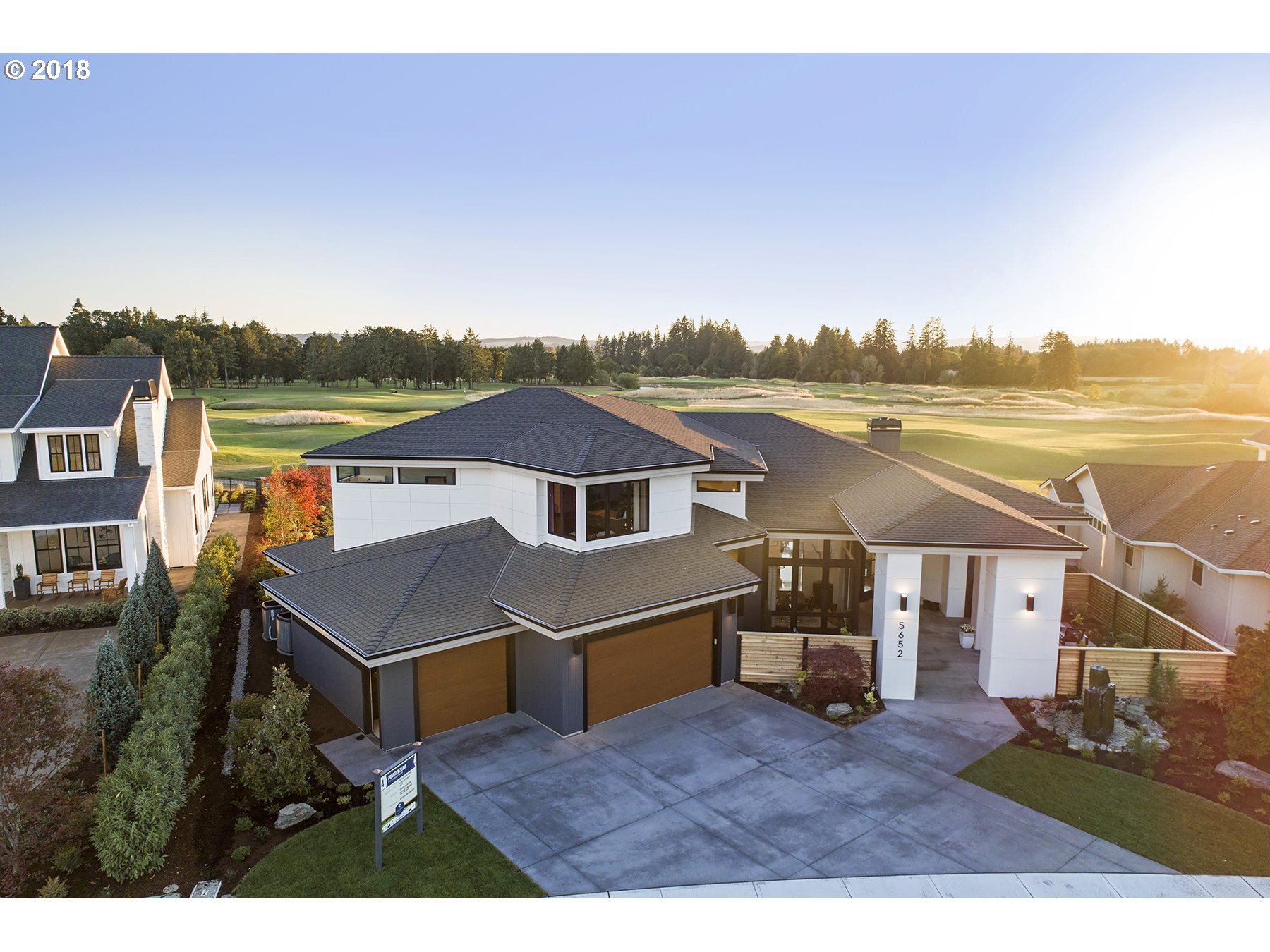 5652 McInnis ST SE Hillsboro, Oregon Golf Front Living Inspired by Portland's classic mid-century architecture. The clean, contemporary and angular living is softened by the extensive use of organic and natural materials and textures. A transparency between house and nature is achieved through expansive windows providing light from the inside-out. Sophisticated landscaping details, including a water feature that will create a year-round soothing retreat for the senses.