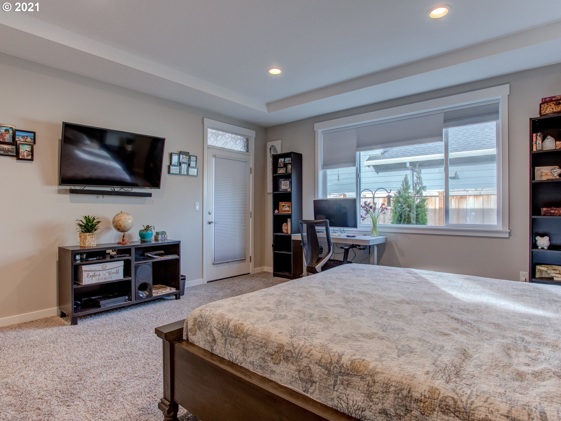 Bedroom, Owner's Suite-Coffered Ceilings