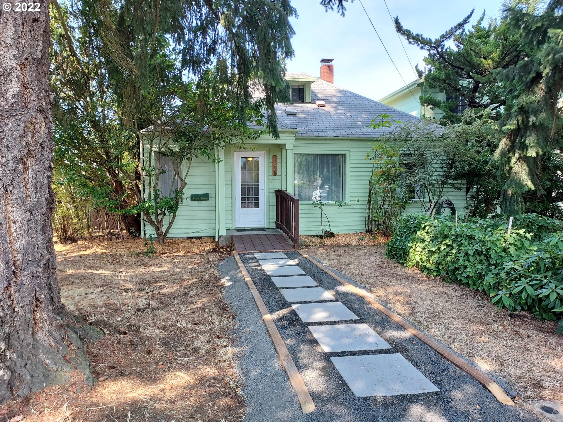 151 & 155 Kourt dr. - Vintage duplex - river rd neighborhood - house built in 1948 with 2 bd + loft bedroom & 1 ba , wood burning fireplace & lots of storage - ( off street parking ) private backyard - studio apartment added in 1975 with 1 bd 1 ba & 1 car garage , private deck & side yard , lots of storage - both units with new carpet/pad - interior / exterior paint in 2022 - vacant - move in ready ( seller is licensed real estate broker in the state of oregon )