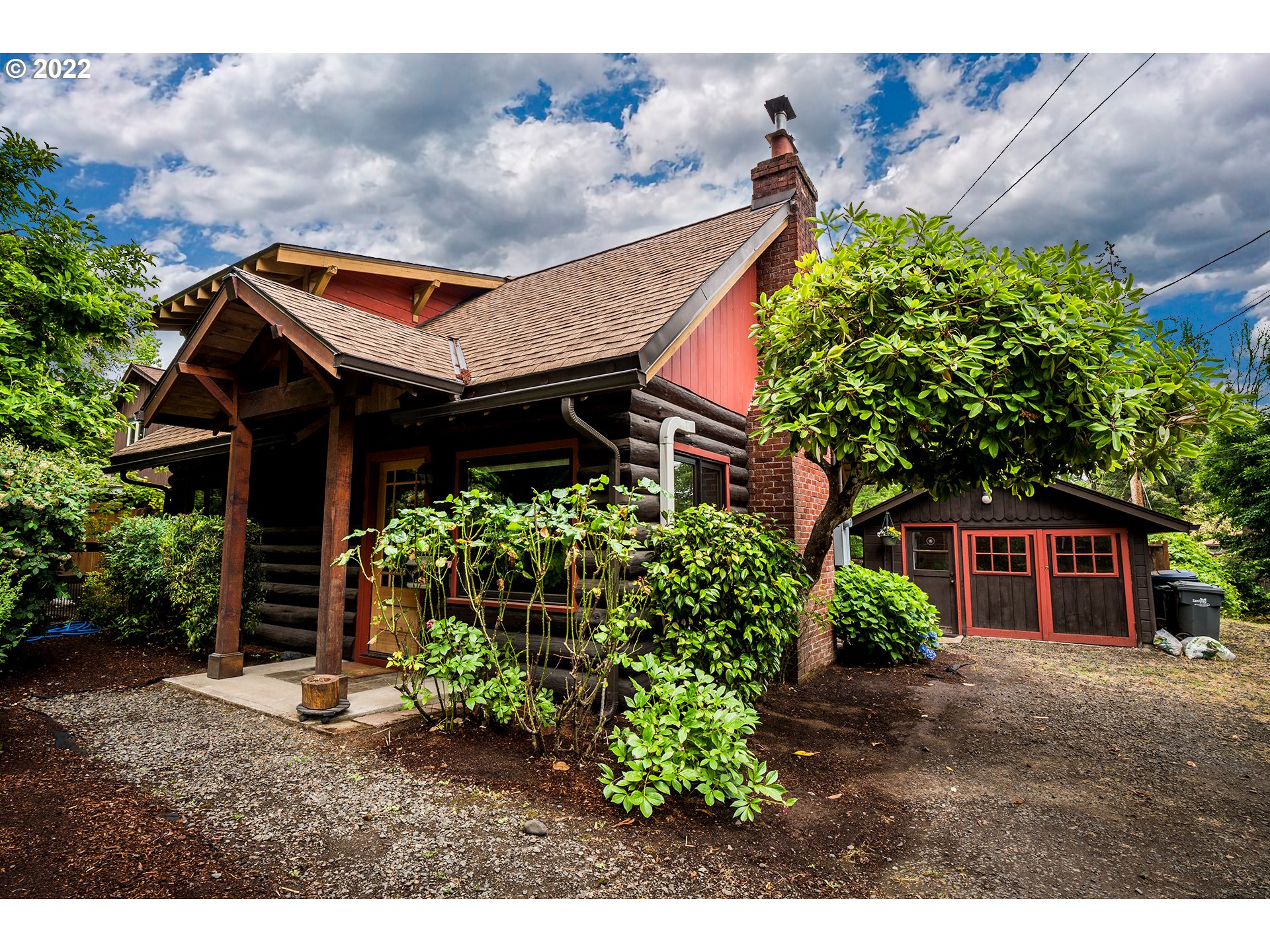 This 3 bed, 2 bath Gem is on a quiet st near campus in SE Eugene. With easy access to the UO, natural grocers and the park, this beauty is tucked between the South University and Amazon neighborhoods. Charming details throughout with built ins and hardwood floors in every room outside the kitchen. One car garage has barn doors to the yard with additional rear storage and yard shed. Efficient heating and cooling with a new ductless and a wood stove for that cozy cabin feel! Don't miss this one!