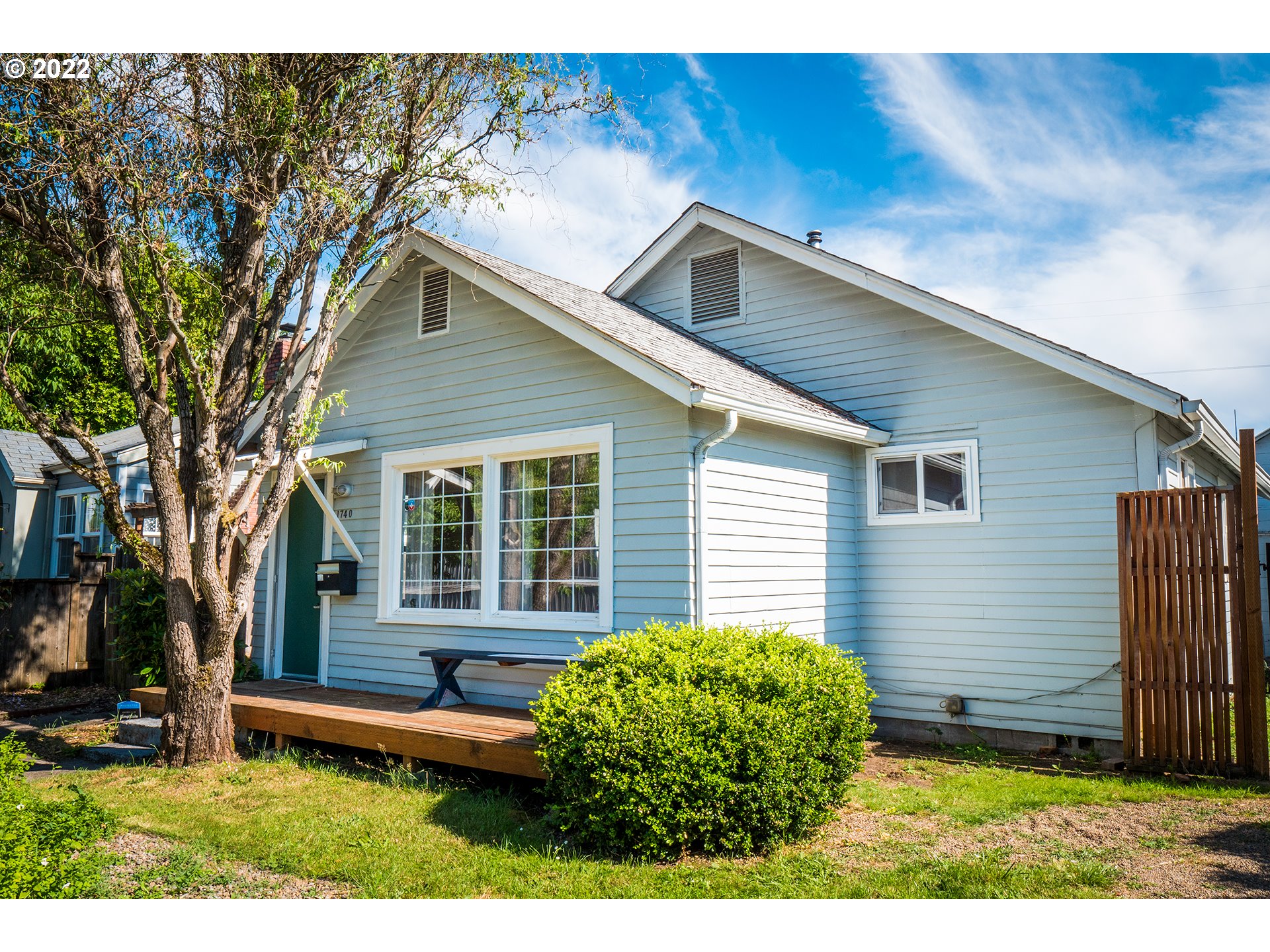 Great, turnkey home with true craftsman design and finishes in a central location! Enter to an inviting layout with Fir floors, a newer pellet stove in 2019, open floorplan, newer electrical panel, interior paint, and a large utility room that doubled as an office/studio. Outside enjoy side yard boat/camper parking, detached garage, secluded yard with large fruit tree and raised garden beds. Close to shopping, restaurants, and public transportation!
