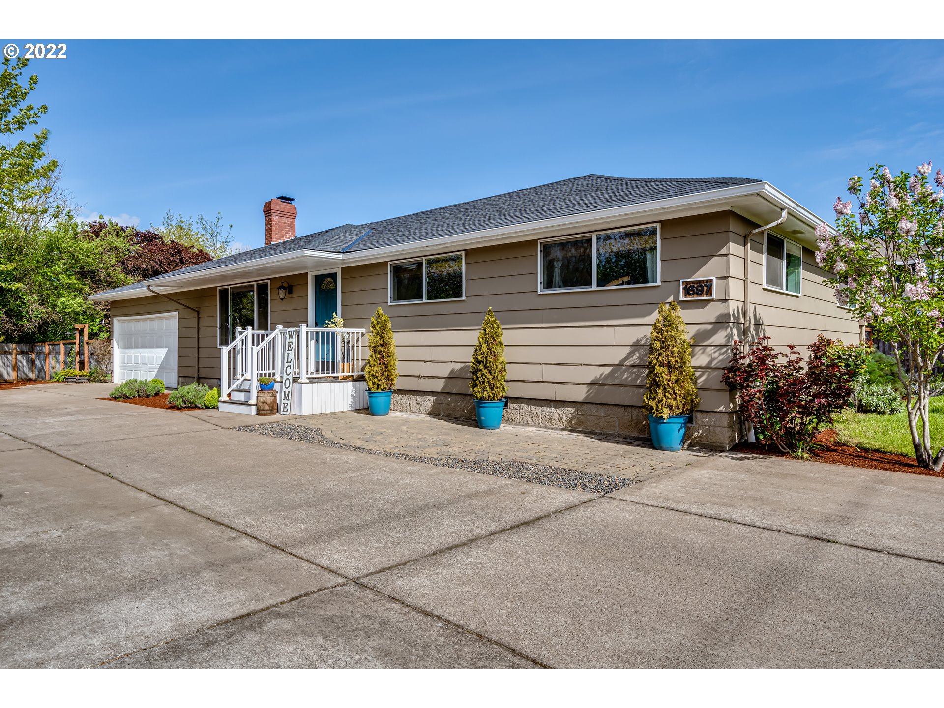 Well maintained and tastefully updated single level home tucked in the desirable Cal Young area. Move in ready with a lightght and bright living room with a cozy fireplace. Stunning kitchen features stainless steel appliances. Perfect landscaped backyard with lots of room to garden and to entertain guests for a summer cookout. Close to everything! Shops, parks and restraunts. Excellent school district. This home is Must!