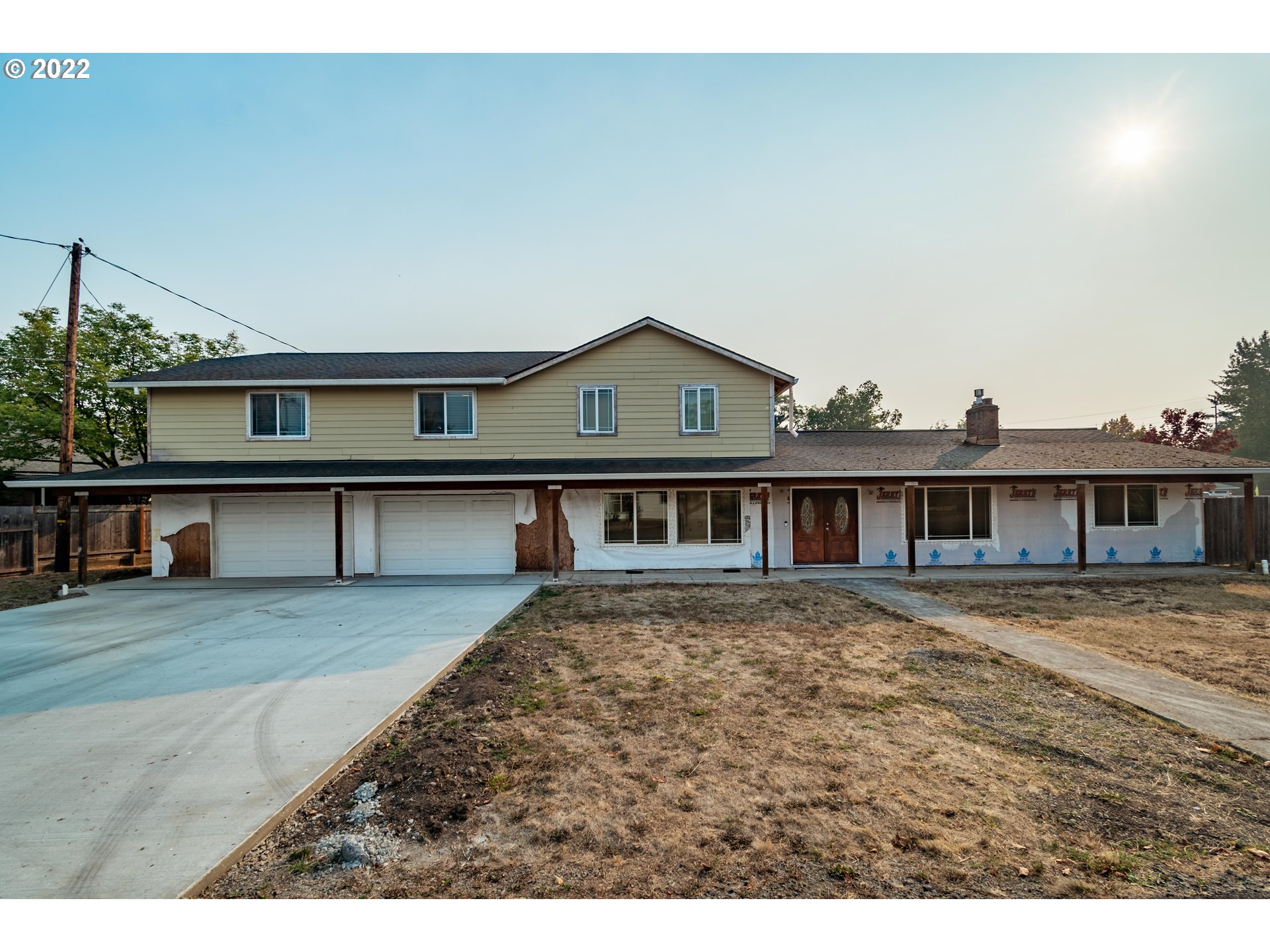 Unique Opportunity to Live Onsite & Finish a Construction Project! This property is ready to be transformed into a 4 bedroom, 3 bath, 2700 sf home + has a finished 2 bed, 1 bath, 660 sf apartment on separate meter that is completely move-in ready. Huge, corner lot even has the potential for 2 more units. Please ask your agent for additional available info including plans, permits, photos, etc. Sold as/is, buyer to do all due diligence. All cash or hard money only, no construction or rehab loans.