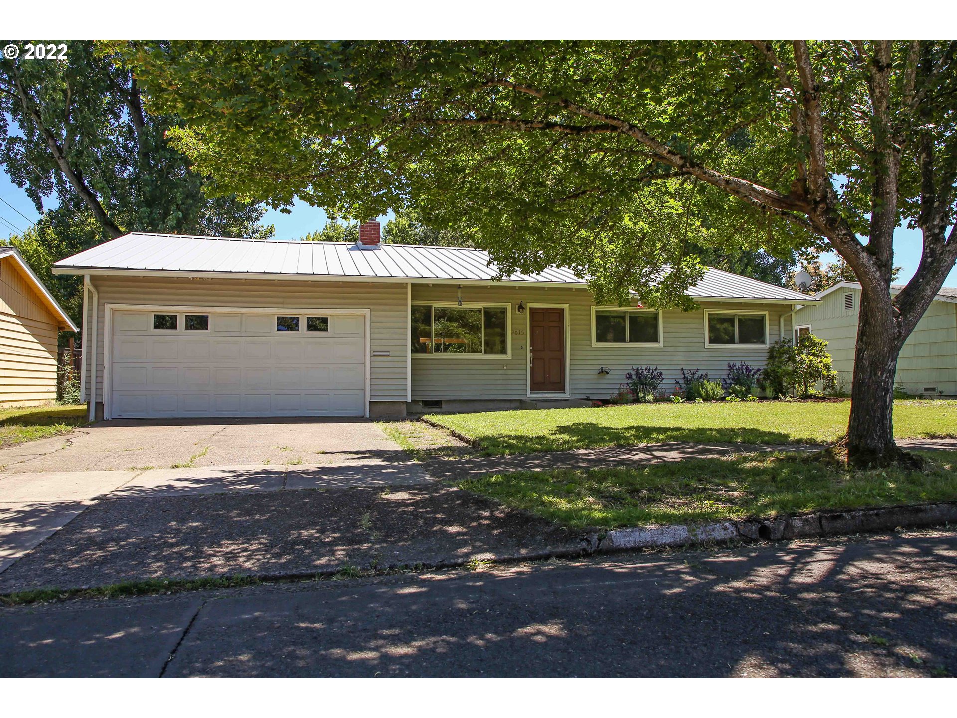 Don't miss this well maintained single level home on just under a quarter acre. Natural lighting fills the rooms with original hardwood floors throughout. Easy to use kitchen and pantry with newer cabinetry and Quartz counters. ALL APPLIANCES STAY including the washer, dryer,refrigerator as well as the coop and small play structure! Large Level yard with lots of potential. Space for a garden with great exposure or add an ADU and more! Pre inspection done and repairs completed!
