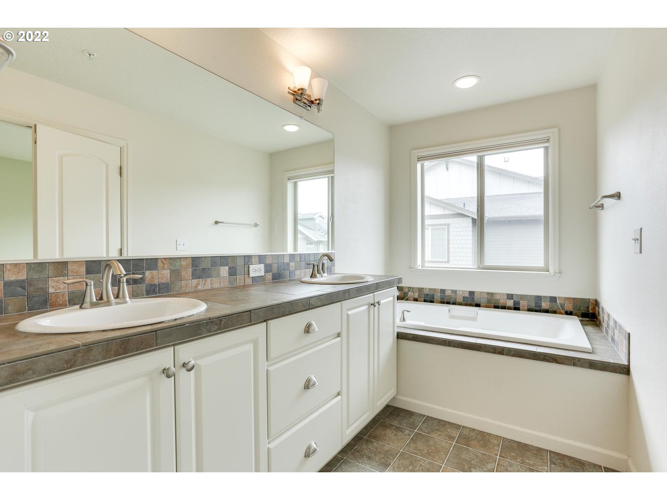 Attached Bathroom-Double Sinks