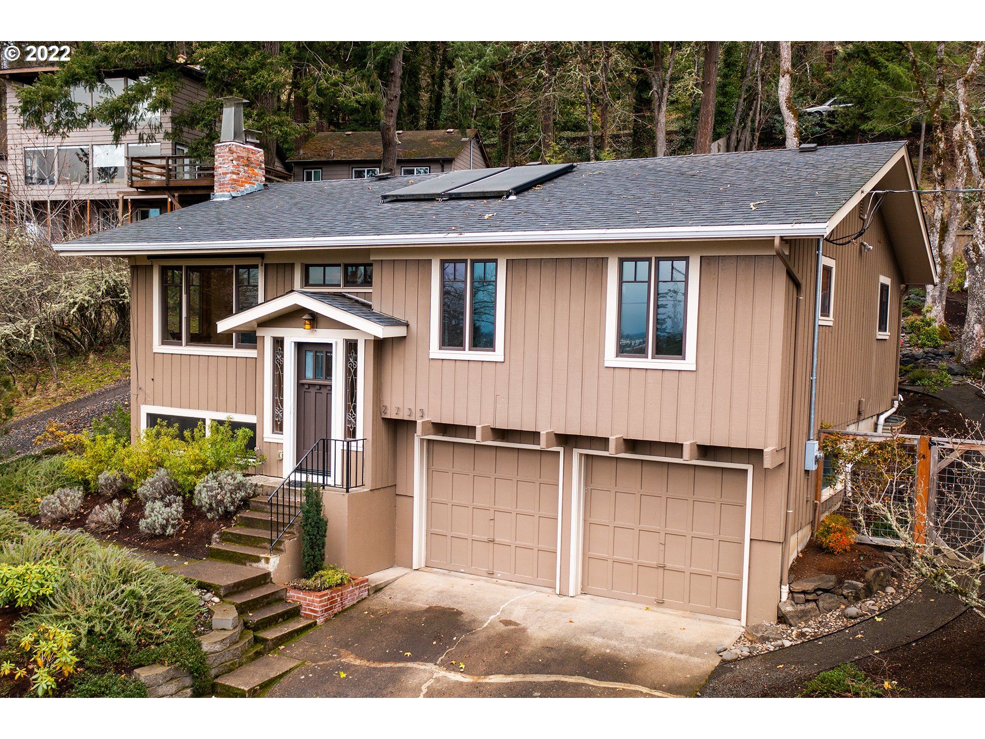 Light fills this exceptionally maintained contemporary craftsman in the highly sought after Spring Blvd neighborhood. Enjoy sunset views of the city through the living room or dining. Updates in recent years include a new heat pump, new landscaping with irrigation, new appliances and more! Quiet road with access to trails. All appliances included, full home pre inspection completed. Ask your agent for a private showing and to share amenities list. You don't want to miss this South Eugene gem!