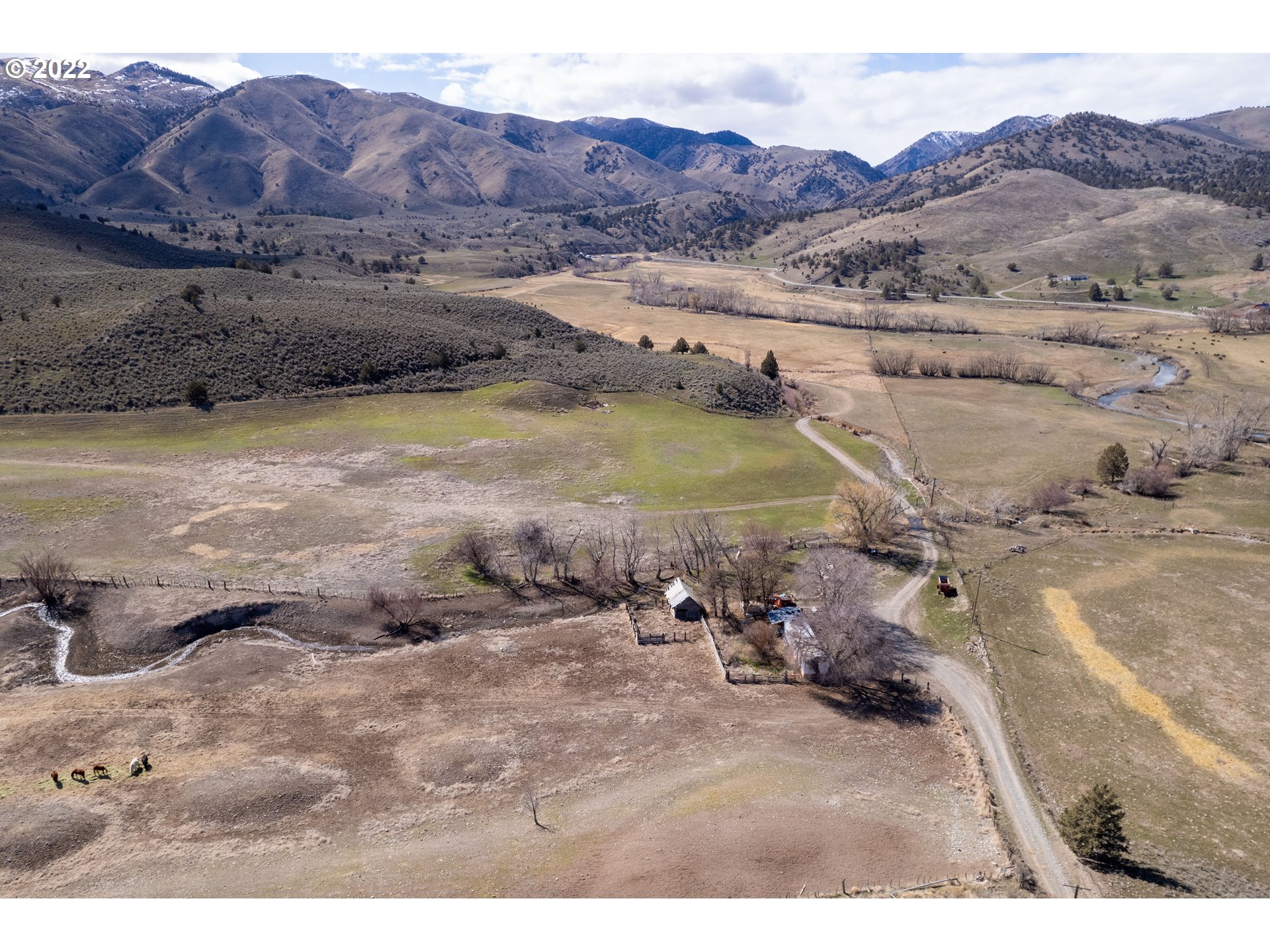 Price Reduction. Just up and around the corner from historic Durkee, the Powell Creek Ranch is an ideal setting, with 30+ irrigated acres of meadow along the Burnt River, this parcel is ready made for horses and livestock.  In total, this 160 acre slice of Eastern Oregon paradise offers the opportunity to build a custom home and shop, complete with natural spring water, septic, and electric in place.  Don't miss the opportunity to settle in the Durkee Valley.