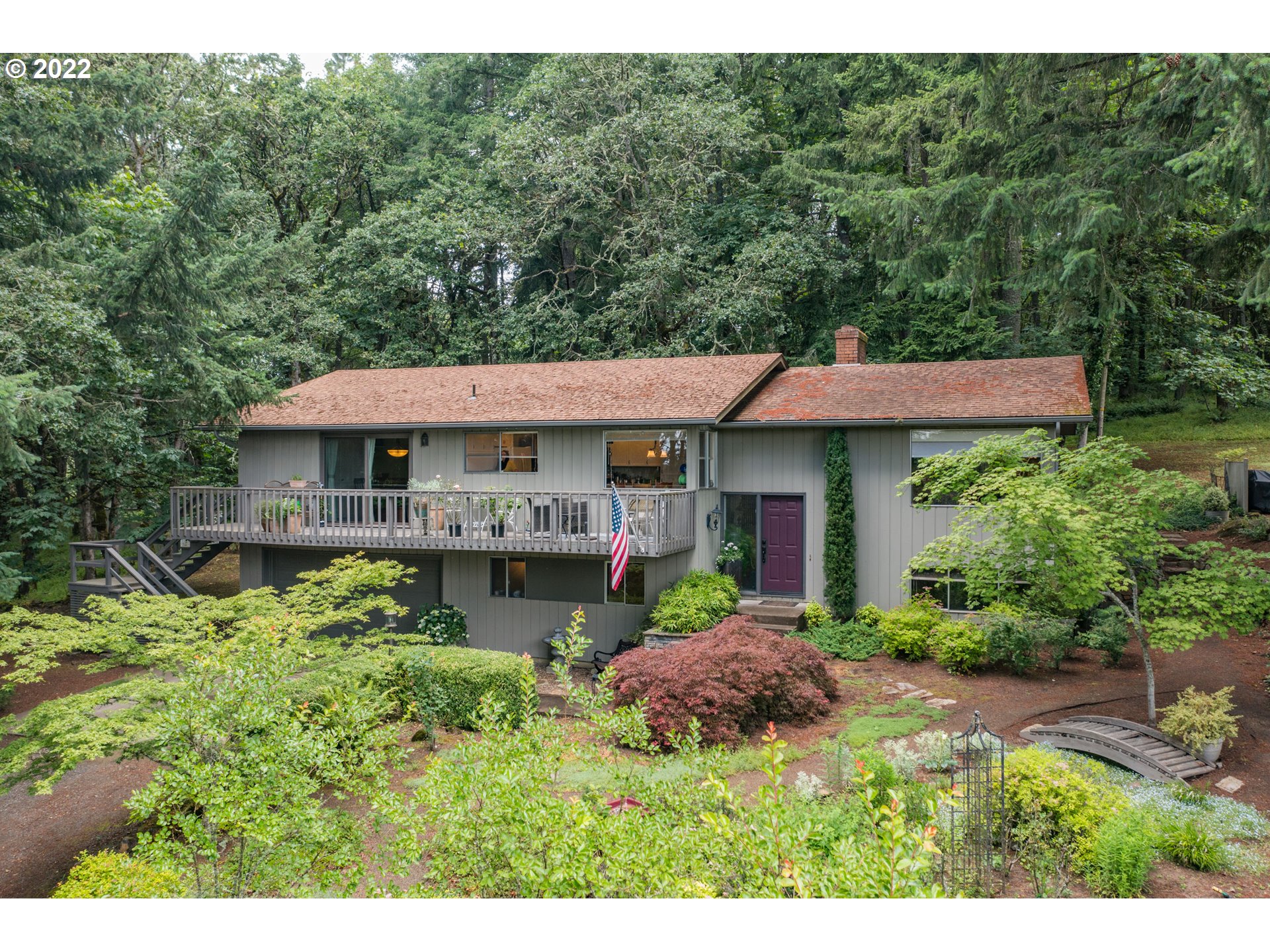 Enjoy a tranquil wooded setting with the convenience of being minutes from downtown Brownsville. This immaculate split level home features two fireplaces, plenty of light, two living rooms, an updated kitchen, lots of storage, and a huge laundry room with a shoot. Sip coffee on the large deck while enjoying peace, quiet, and views of wildlife. The sellers are the original owners and great care has been taken to keep this special home in excellent condition. Schedule your showing today!