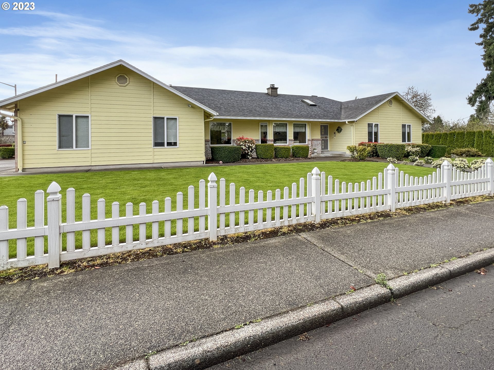 Welcome to this charming and inviting one-level home located in the highly desirable Hazel Dell, LakeShore, Felida area of Vancouver, WA. This lovely home features an open and bright layout with vaulted ceilings that create a comfortable and welcoming atmosphere. The home's many windows allow for plenty of natural light, adding warmth and brightness to every room.The family room, complete with a cozy fireplace and an eating nook, provides a perfect space for gatherings with loved ones. The living room is equally comfortable, providing plenty of space for relaxation and everyday living. The dining room features a built-in hutch, perfect for storing your favorite dishes and adding a touch of elegance to your family meals.This beautiful home offers three spacious bedrooms, including an impressive primary suite with a walk-in closet and a large bathroom. The additional two bedrooms are also generously sized, with vaulted ceilings adding an extra touch of character to each room. With 2.5 baths, this home offers plenty of convenience and comfort for all.The three-car garage provides ample space for parking and additional storage needs. The home's beautiful and well-maintained landscaping is a feast for the eyes, providing a serene and peaceful outdoor space. A storage shed in the backyard is perfect for storing your gardening tools and outdoor equipment.The backyard is perfect for relaxing or entertaining guests, featuring a composite deck and a custom-built brick outdoor kitchen area, complete with a grill and a smoker. Enjoy the beautiful Pacific Northwest weather while spending time in your very own outdoor oasis.This home has been well cared for and is move-in ready, offering an excellent opportunity to own a beautiful home in one of Vancouver's sought-after areas. The location is incredibly convenient, with easy access to shopping, dining, and entertainment. Don't miss out on this exceptional opportunity. Schedule your showing today!