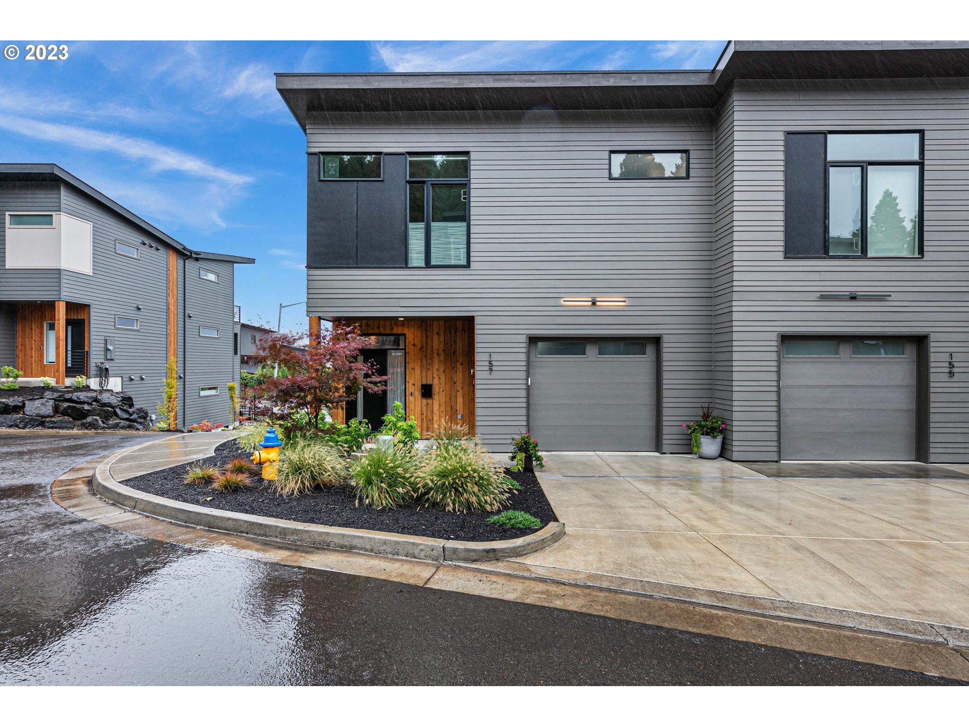 This modern townhome is a rare find in the heart of Eugene, offering the perfect blend of style and convenience. Walkable to all of the downtown favorites. Take brief stroll to wine tasting, fine dining, boutique shopping, performing arts shows, sporting events, or ride the train up or down the coast. This neighborhood backs to Skinners butte. It's a lovely, short scenic hike to reach the top where you can behold Eugene in all her glory. Designed with storage, efficiency, livability and comfort in mind, this home packs a big punch in its small footprint. As you step into this contemporary townhome, you'll immediately be struck by its sleek design and attention to detail. The vaulted open-concept living area is flooded with natural light, creating a warm and inviting atmosphere. The living/dining space seamlessly flows into the kitchen making the upstairs a perfect place to entertain. Outfitted with stainless steel appliances, quartz countertops, walk in pantry and ample cabinet space, this kitchen is a chef's delight. Clean lines and high ceilings are a welcome theme throughout. Attached garage boasts storage galore and assists in creating order among all those "necessary" extra knick-knacks...tools, yard implements, decorations, keepsakes, hardware, etc. will all find a perfectly placed neat and tidy home here. Don't miss the opportunity to make this space your own slice of downtown heaven. Schedule a showing and experience the best of Eugene living in this exceptional home.
