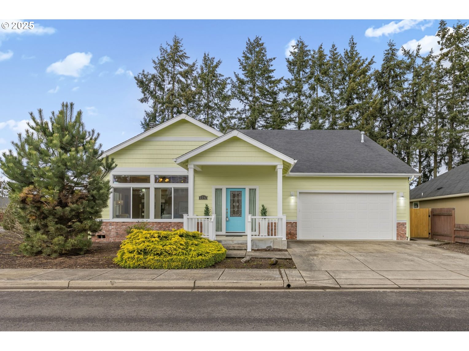 This thoughtfully designed centrally located Springfield home is packed with custom features and special touches at every turn. With 2,721 square feet of well-planned space, it offers both comfort and functionality in a quiet, tucked-away neighborhood on a gracious corner lot. Step into a spacious, light-filled entry that opens to a sunny living room. This living room shares a pass-through gas fireplace with the great room, consisting of family room, dining room, and kitchen. The open-concept kitchen offers generous counter space, an eating bar, an island with a sink, a dedicated beverage fridge, a pantry closet, and the all appliances are included. Vaulted ceilings and motorized custom blinds on the upper windows add both practicality and style throughout the main floor. Enjoy built-in surround sound, flexible lighting options, and abundant storage, including a large utility room and large storage closets on both levels. On the main floor, the generous primary suite is a true retreat. Enter via double doors into a space large enough for a sitting area and home office, along with a walk-in closet that’s truly impressive. The ensuite bath includes dual sinks, and a separate shower and toilet room. The two additional bedrooms upstairs are spacious and welcoming. Stepping outside, you'll find a landscaped backyard designed for ease and privacy. This outdoor space featuring a pavered patio, a sprinkler system, a built-in grill island, an arbor, an electrically controlled awning, and a storage shed. Leaf guards on the gutters, a well-maintained exterior, and a new HVAC system in 2024 add to the home’s turn-key appeal. This one checks all the boxes—don’t miss the opportunity to make it yours.