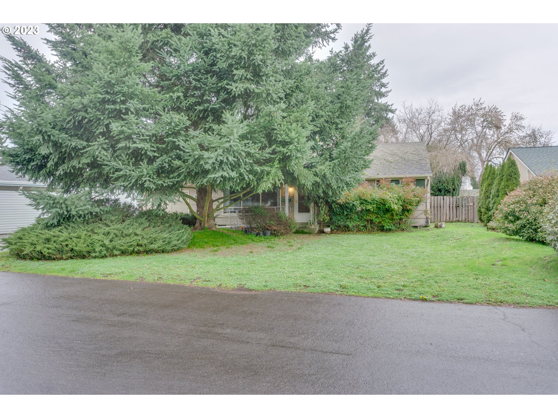 Opportunity Knocks! This home is in need of repair, but has loads of potential. Great layout and good bones. 2 bedrooms/ 1 bathroom downstairs, and 1 bedroom/ 1 bathroom upstairs. Additional back room with exposed beams and french doors that open up onto large private deck. Wood-burning fireplace. 1/4 acre fully fenced lot.