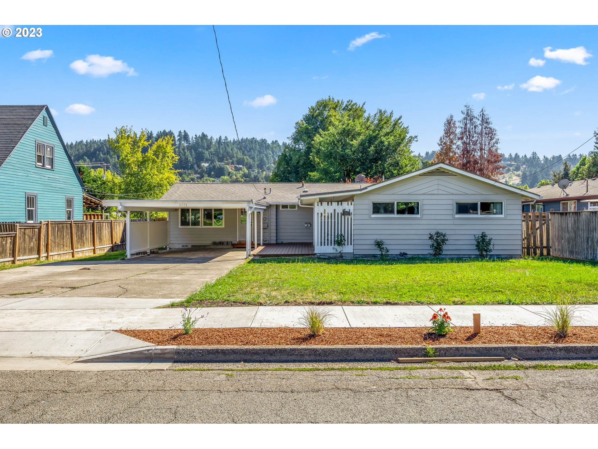 5 bedroom 2 bathroom in South Eugene. Has a dual sided fireplace in the living and dining room, hardwood floors. Large backyard with covered patio on level lot. Roof about two years old, new interior paint, newer windows, kitchen upgrades, new toilets.  Location Location Location directly across from Tugman park on a major bus line. Convenient to grocery stores, cafes and more. Home is ready for you to make it yours. Open house 9/9 12-2pm