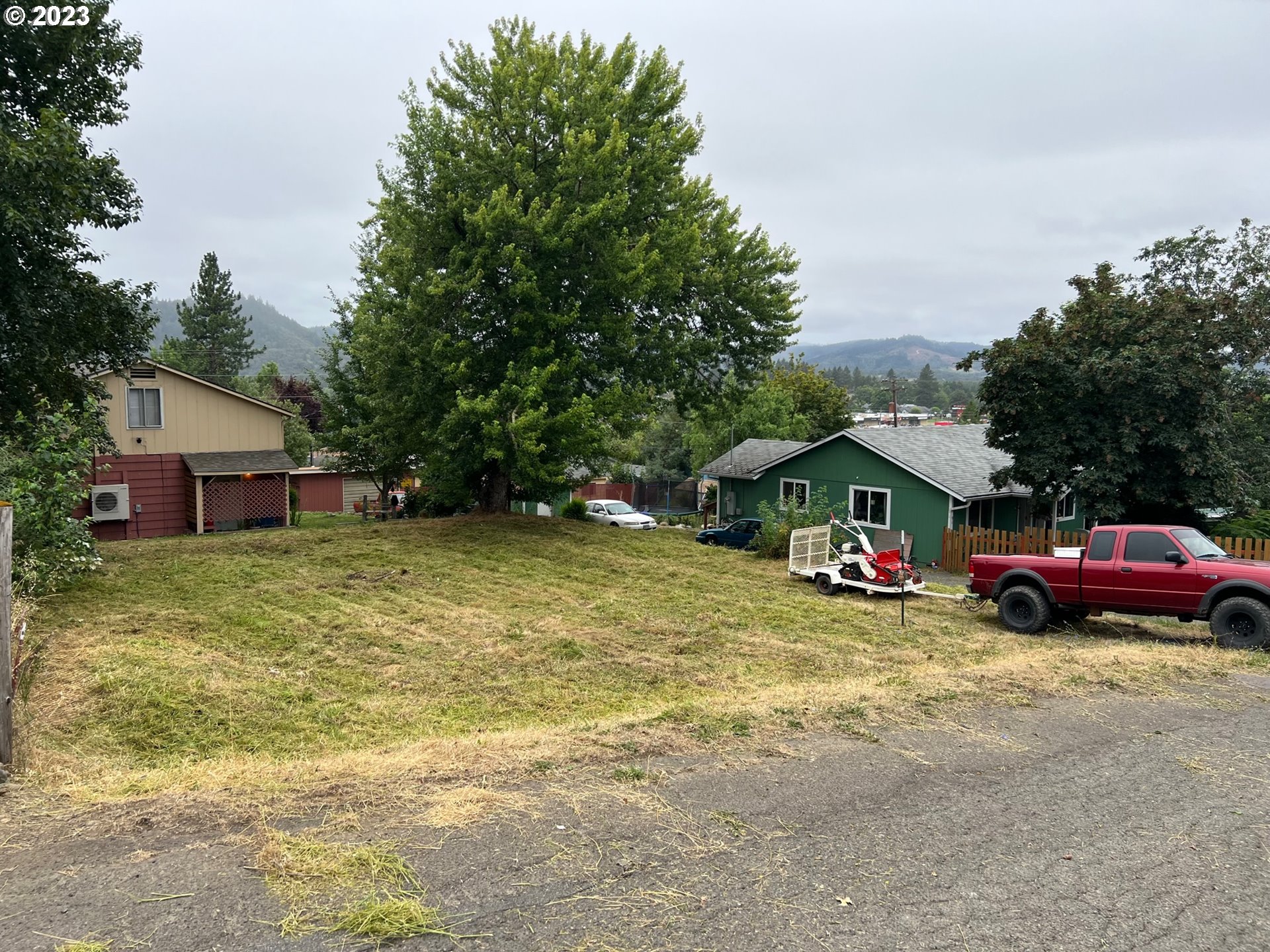 Build-ready property! The approved set of plans is all ready to go. Utilities are all at the front of the property.