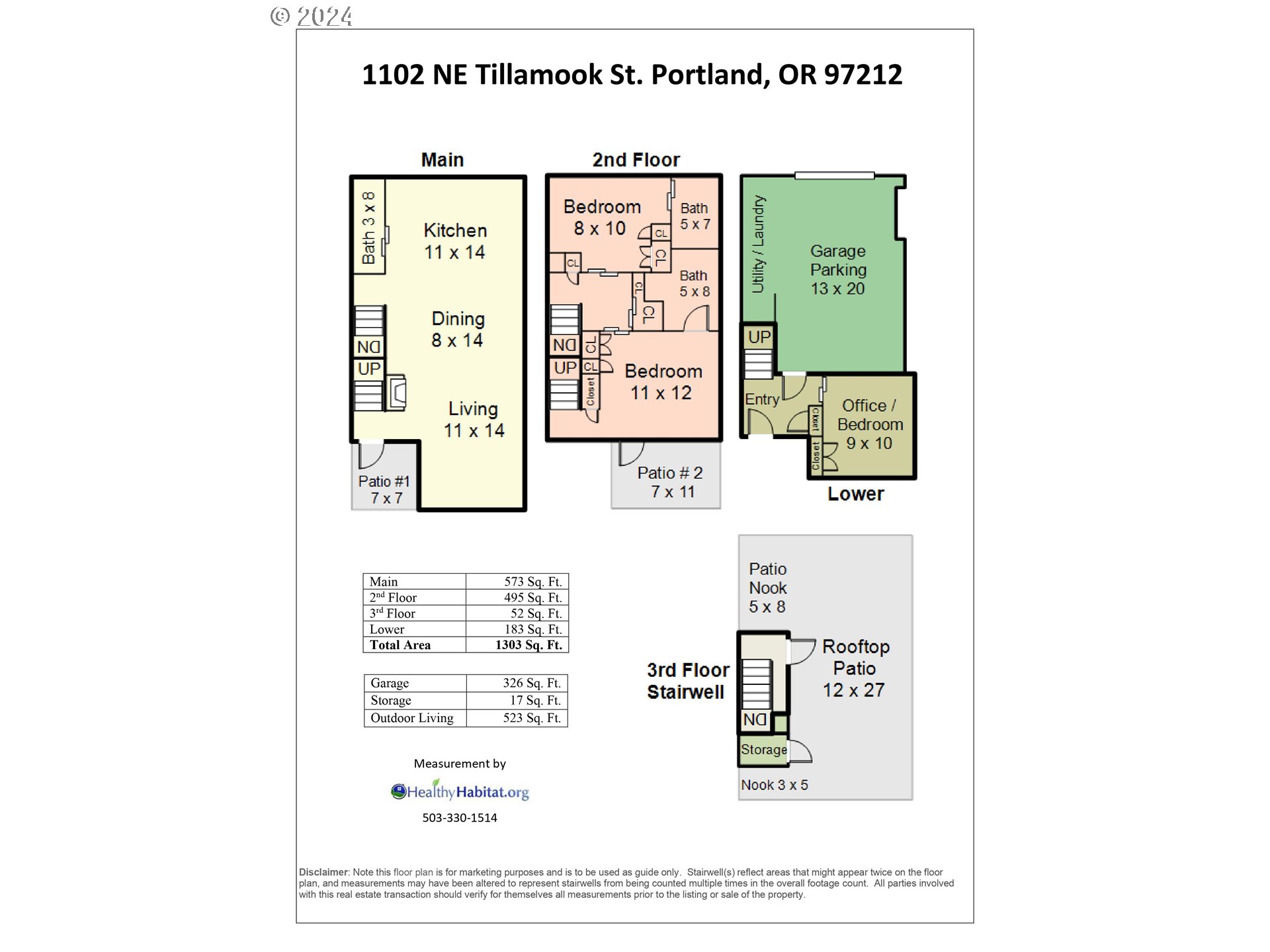 More Details about MLS # 24045624 : 1102 NE TILLAMOOK ST 5