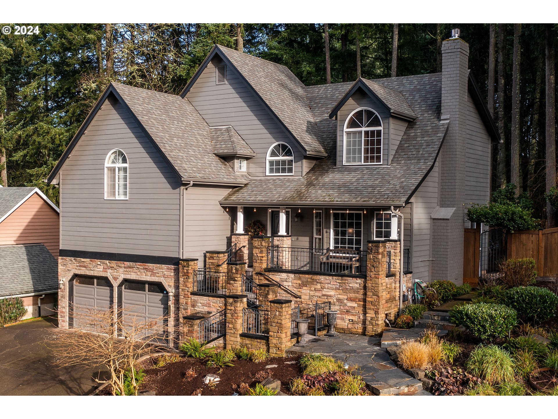 Welcome! This wonderful 4 bedroom, 2.5 bath home sits in the highly sought after Thurston Hills. Quiet and solitude surround this custom well-built home with tile and stone accents and hardwood floors throughout the main level. Newer SS appliances, updated interior paint and comforting gas stoves with a layout for all to enjoy. Outside includes a covered paved carport for RV or Boat storage. The yard is spacious and beautiful with multiple recently stained decks & patios with space for gardening (front and rear irrigation) and entertaining while enjoying the private wooded surroundings!