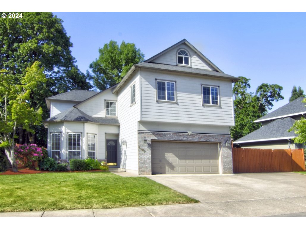 Lovely, expansive home in Lee Estates that offers so much to a new owner. Vaulted ceilings, hardwood floors, large gourmet kitchen with gas appliance, sky lights and large windows let in so much natural light. Expansive views of the greenbelt in the backyard from the formal dining room or the breakfast nook with kitchen island. The large primary suite upstairs has a bay window sitting area, a full bath with soaking tub, separate shower and walk-in closet. There are 3 additional, spacious rooms upstairs for all. You will also find a "secret" 220 sqft finished loft used as a hobby room / office on the 3rd level. The utility room with washer/dryer hookups is conveniently located upstairs. The front and backyards have mature landscaping with irrigation and garden beds. Fresh berries will be available soon and roses and hydrangea will bloom all summer long! The large backyard deck has a retractable deck cover. Additionally, there is a fully finished, detached office/flex space with electricity and heat. There is so much storage space available! With a large 2 car garage with built in cabinets and generous RV parking.
