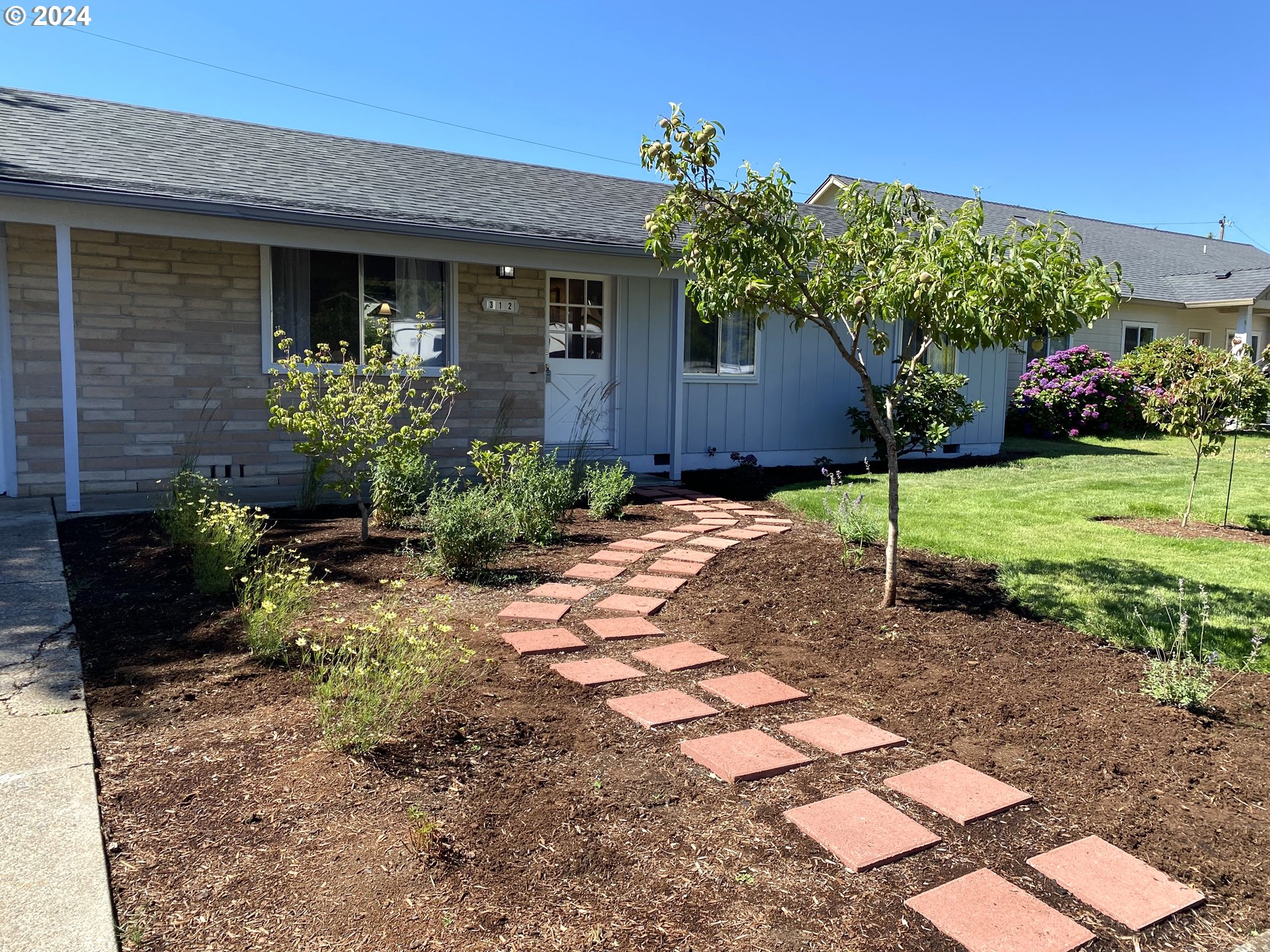 . Sellers to review offers Tuesday 7/9. Offers due by 5pm 7/9/24. Sellers reserve the right to accept offer prior to 7/9/24. Luxury located in very quiet well-maintained neighborhood in Santa Clara. This beautiful, updated home includes new 30-year roof, new paint inside and out, and new light fixtures. There are tongue and grove solid bamboo flooring throughout living areas and high-quality carpets in the bedrooms. Large primary bedroom with walk-in closet. The Kitchen boasts custom vertical grain fir shaker cabinets, quartz and butcher block counters, new dishwasher, refrigerator, oven with stylish hood, breakfast bar, and a wonderfully sized pantry. Soak in the beautiful view of the large 5,000sqft private fully fenced backyard out the kitchen window and dining area's new sliding glass door. The bright and roomy living room has a built-in bookcase and a lovely picture window bringing in natural light and cool cross breezes. The bathroom has a custom vertical grain fir cabinet with granite countertop and allows for stackable washer and dryer for inside laundry! The oversized 2-car garage includes 3- 220v outlets, workbenches and shelves. There is RV parking with a new gate. The amazing extra-large backyard has a new concrete paver patio, perfect for entertaining, cherry tree and an Autumn Blaze Maple tree that provides brilliant color in the fall. Front yard has a peach tree! This fantastic home offers so much and is move-in ready! You don't want to miss this one.