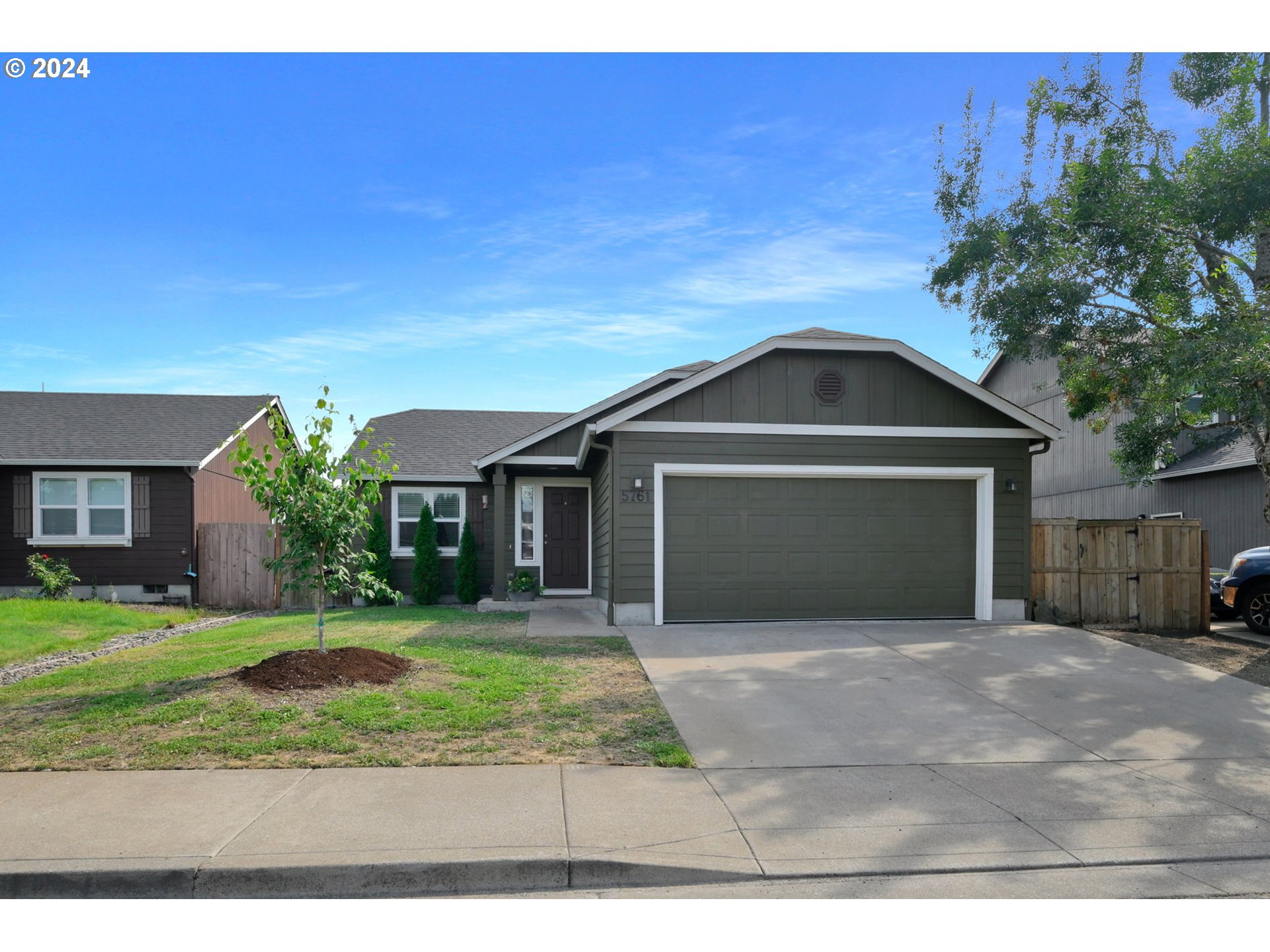 Discover the perfect blend of comfort and convenience in this efficiently designed 3 bed, 2 bath Jasper Meadows home. Nestled in a friendly neighborhood, this charming home offers an inviting atmosphere with its open-concept living and dining area, perfect for modern living. The kitchen feels spacious and all the new high-end appliances are included. Don't miss the induction range with optional convection oven! Facing south and west, the bedrooms are well-proportioned and filled with natural light, providing a cozy retreat at the end of the day. Step outside to a low-maintenance backyard, offering a pergola for a covered space, wrap back around through the person door into the garage to find a 240 outlet, for all your crafting and building needs. There is a lovely neighborhood park a short walk or roll away and with easy access to local shops, schools, highways, freeways, and trails, this home ensures that all your essential needs are just minutes away. Whether you're starting a new chapter or simplifying your life, this home is a practical and affordable choice that doesn’t compromise on comfort. Don’t miss out on this opportunity to make it your own!