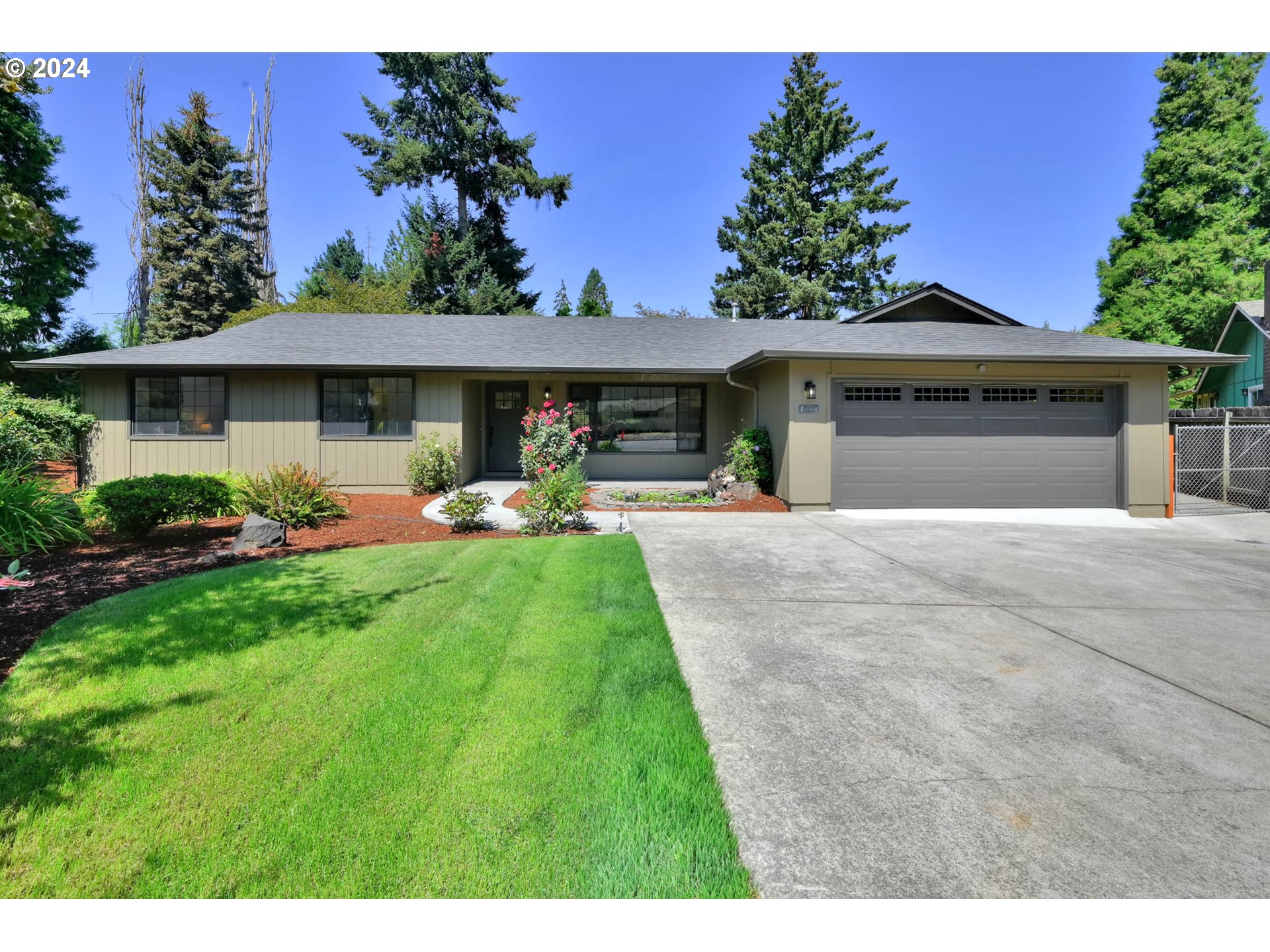 Come see this beautifully remodeled single-level home, ideally situated in the desirable Cal Young neighborhood. This spacious 3-bedroom, 2-bath residence offers a well-thought-out layout, making it a wonderful choice for those seeking both style and functionality. Step inside to find a thoughtfully updated kitchen featuring elegant quartz countertops, a stylish tile backsplash, new cabinets, and stainless steel appliances, including a gas range, dishwasher, and built-in microwave. The large garden window brings the outdoors in, providing a bright and airy atmosphere. This home includes a versatile flex room, perfect for a variety of uses, and a separate hobby room with convenient indoor laundry facilities. With many updates throughout and a new roof installed in 2024, this home is move-in ready and waiting for you to enjoy. Outdoor enthusiasts will love the expansive .40-acre lot with mature landscaping, including vibrant rhododendrons, dogwoods, camellias, and roses. The large deck and hot tub are ideal for entertaining or unwinding, while the fenced yard offers a secure space for games and relaxation. There’s even a fenced area perfect for a dog run or the existing chicken coop for those interested in urban farming. Conveniently located just blocks from parks and the serene Delta Ponds nature area, this home combines tranquility with easy access to outdoor adventures.