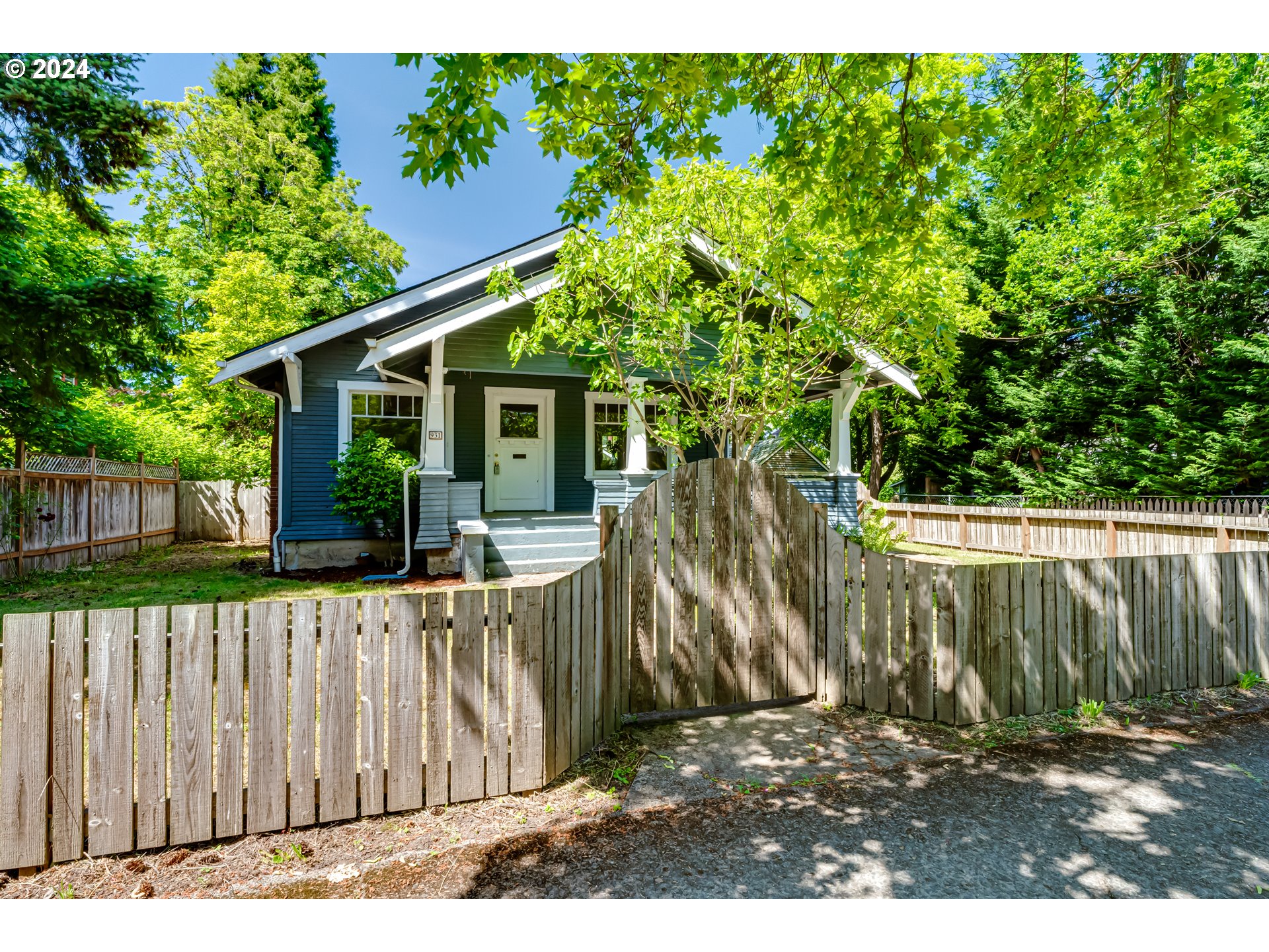 Back on the market due to buyer's failure to perform. Hoping that third time's a charm for this vintage home in prime Jefferson Westside Neighborhood! This 1920s bungalow is full of charm, original character, and period details. Plenty of wood windows to let in natural light, fir floors throughout, built-ins, gas cooking, central forced-air heating, full attic for extra storage space, and a 550 sq ft unfinished, daylight basement (not included in sq footage) with laundry area. Large, covered wraparound porch, newer roof, private, fully-fenced yard, and a detached garage that would make a great workshop. Close to everything, a block from Monroe Park, 8 blocks to downtown, with an 84/100 walk score and a 100/100 bike score. An amazing value in a convenient location!