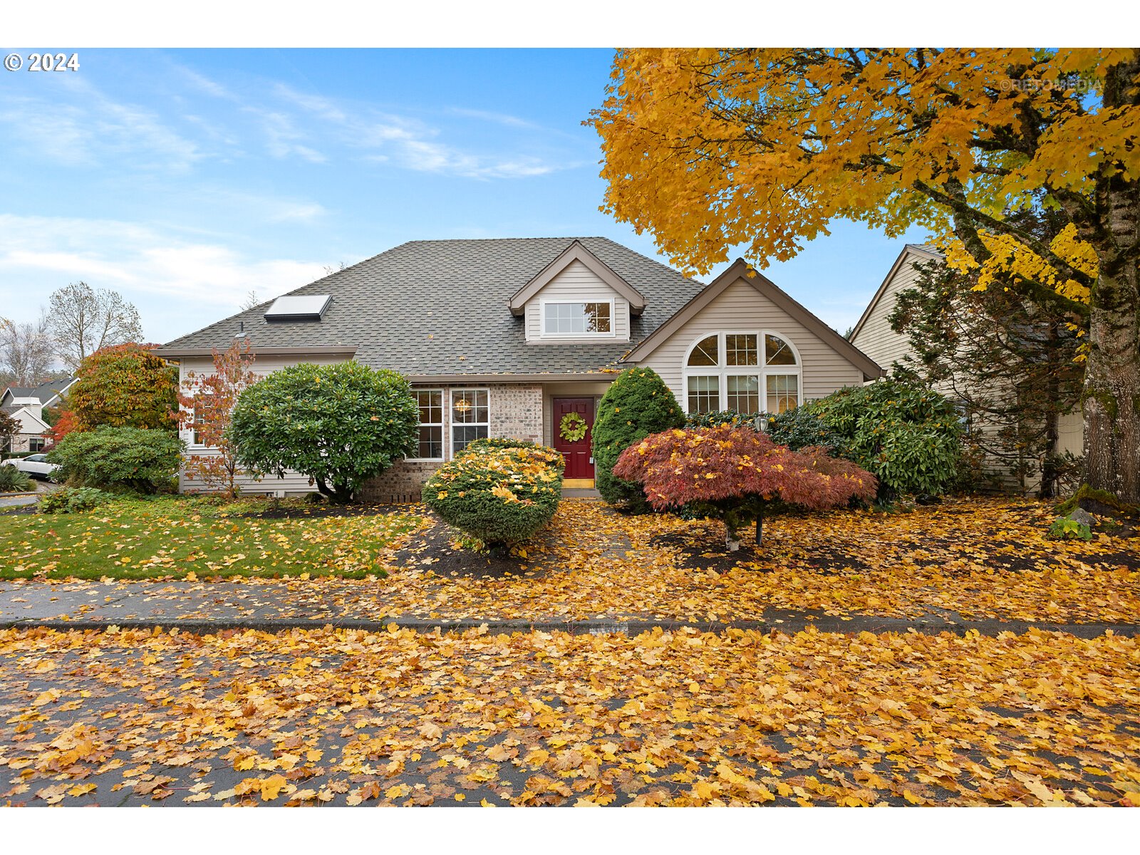 Light & Bright Fox Hollow Stunner - Ultimate Comfort & Endless Potential! Located in the coveted Fox Hollow neighborhood, this meticulously cared-for 4-bedroom, 2.5-bathroom home offers elegant living space on a spacious corner lot. With natural light pouring through updated windows and skylights throughout, this home is designed to impress and built to last.  Featuring a Main Level Primary Suite: A private retreat with a soaking tub, granite double vanity, roll-in pebble floor shower with barn style glass door, walk-in closet, skylights and heated tile floors. Enjoy your morning coffee on the deck or enjoy the sunken hot tub for ultimate relaxation. Entertainers' Dream Kitchen: Featuring granite countertops, JenAir downdraft cooktop, an oversized island with storage, heated tile floors, great storage space with pull out cabinets and extra deep drawers, a vaulted ceiling with skylights, and a Casablanca 6 speed ceiling fan, it’s a space perfect for cooking, gathering, and making memories. The kitchen flows seamlessly into the Family room, where built-in book shelves, a cozy alcove fireplace with a certified woodstove, create the perfect environment for relaxation and entertainment.Unfinished Potential: Need more space? The 296 sq. ft. unfinished area is ready for your personal touch. With stubbed-in heat and electricity, it's ideal for a home office, fitness or playroom. The possibilities are endless! Quality Upgrades & Features: From the newer 50-year architectural roof to the updated vinyl double-paned windows, this home has been lovingly maintained by its original owners. The heated tile floors, irrigated landscaping, and fully fenced backyard with hose bibs all around make for all your gardening and flower bed needs. Prime Location: Fox Hollow is a desirable neighborhood offering easy access to outdoor recreation, local amenities, and top-rated schools. This home is the perfect blend of style, functionality, and future potential.