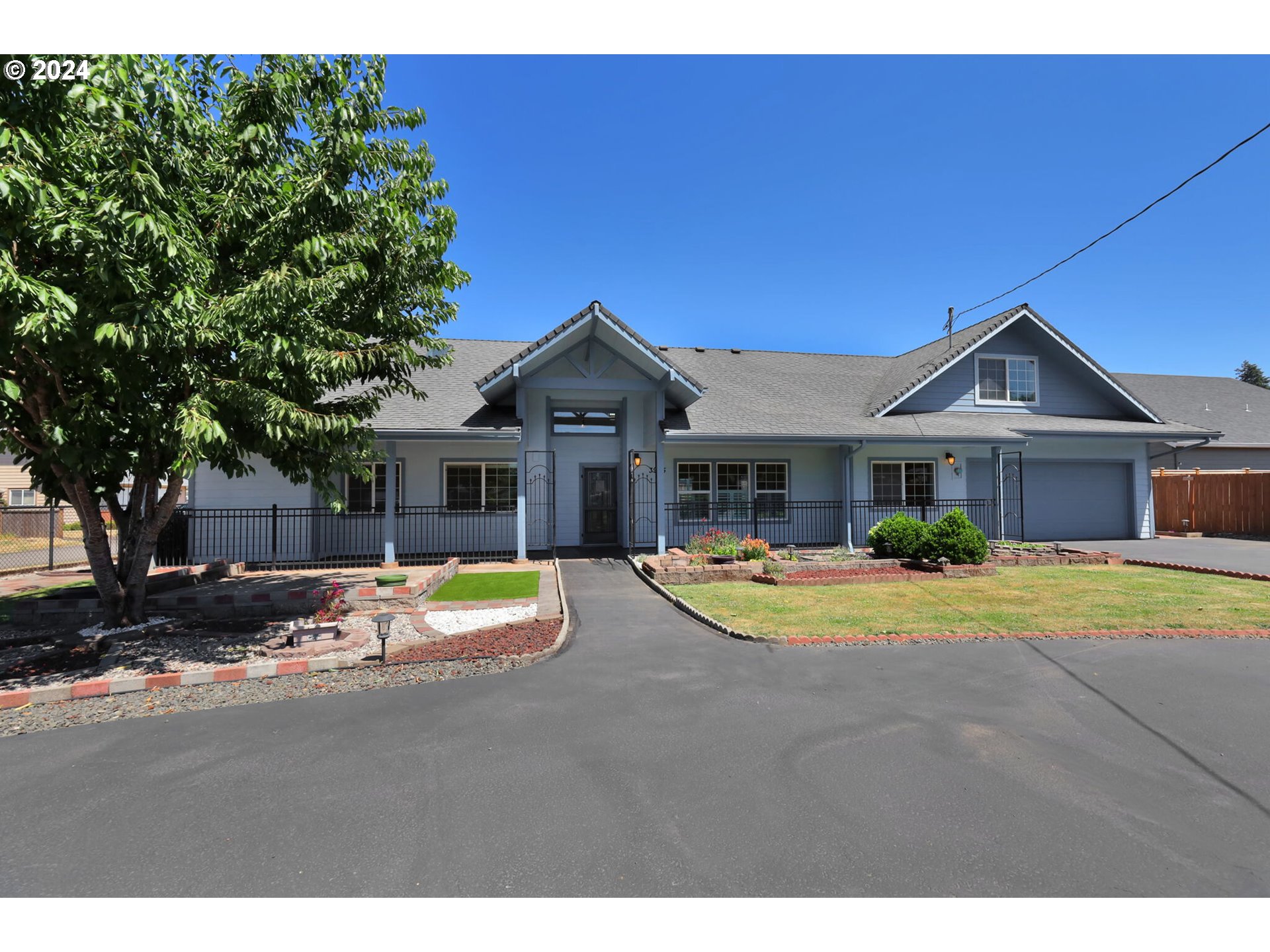 Truly one of a kind home, with an expansive tasteful floor plan. Nearby many organic farms, and river trails. On the edge of town, while being minutes away from main city amenities. Open floor plan with separate family, and dining areas, as well as 3 main floor bedrooms and full bath and a half. Upstairs has a loft area, bonus room, study nook, primary suite with attached bath and walk-in closet. Fenced yard and large covered patio for entertaining. Pull through driveway for easy access, and room for RV. Move in ready home, pride of ownership shows. Easy showing availability. Seller says bring me an offer.