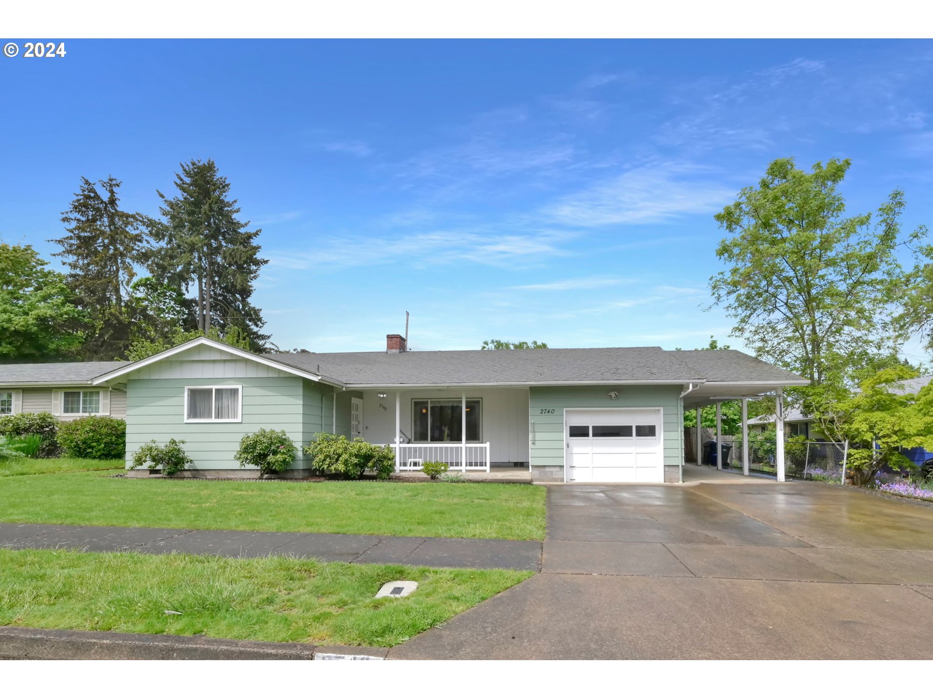 Located in the desirable Friendly Street neighborhood, this home boasts great potential and a well-designed floor plan, featuring both a living room and family room. Ample storage is available throughout the home, including a large closet in the family room. The spacious laundry room provides convenient access to the backyard. The primary bedroom includes its own bathroom for added privacy.In addition to the one-car garage and large covered carport, there is extra parking available for recreational vehicles and other toys. A 24 X 24 foot  shop, previously used as a master woodworking shop, offers potential for conversion into an ADU. Don't miss out on this exceptional opportunity! Open house Friday May 3rd from 3-6pm and Saturday May 4th from 12-3.