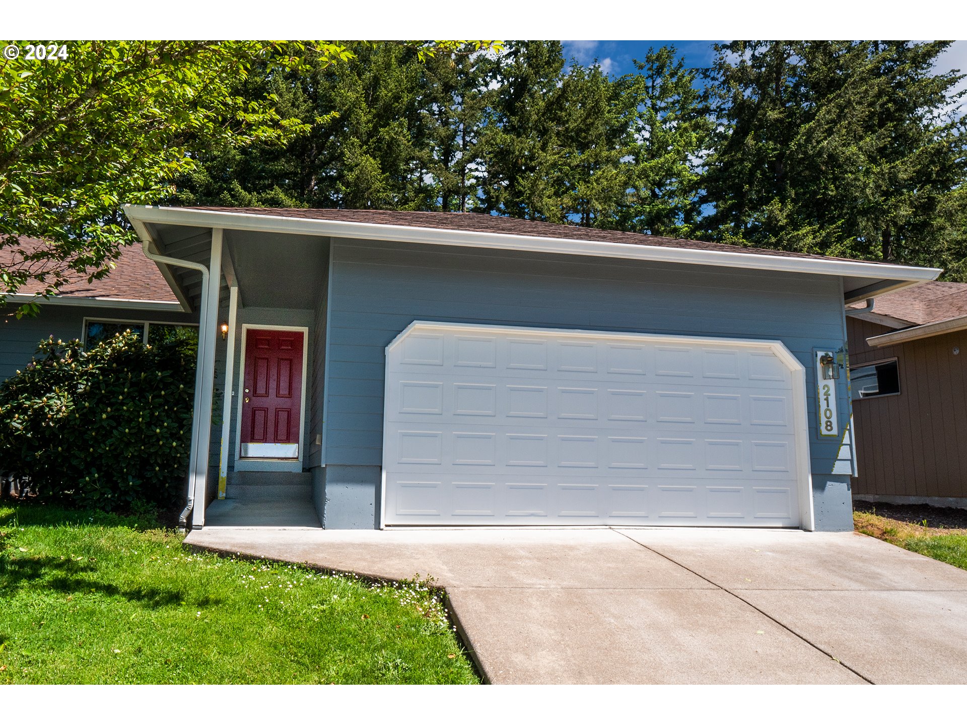 Step into this wonderful, low maintenance home with thoughtful floor plan! This lovely 3 bedroom, 2 bath home offers an inviting livingroom that is light & bright, spacious kitchen with all the conveniences and includes all appliances and washer & dryer. The primary bedroom offers dual closets and a partial second primary bedroom has direct access to the 2nd bath. New flooring, carpet and paint! HOA covers exterior maintenance; exterior paint, roof and landscaping. This home is the one for easy comfort and convenience!