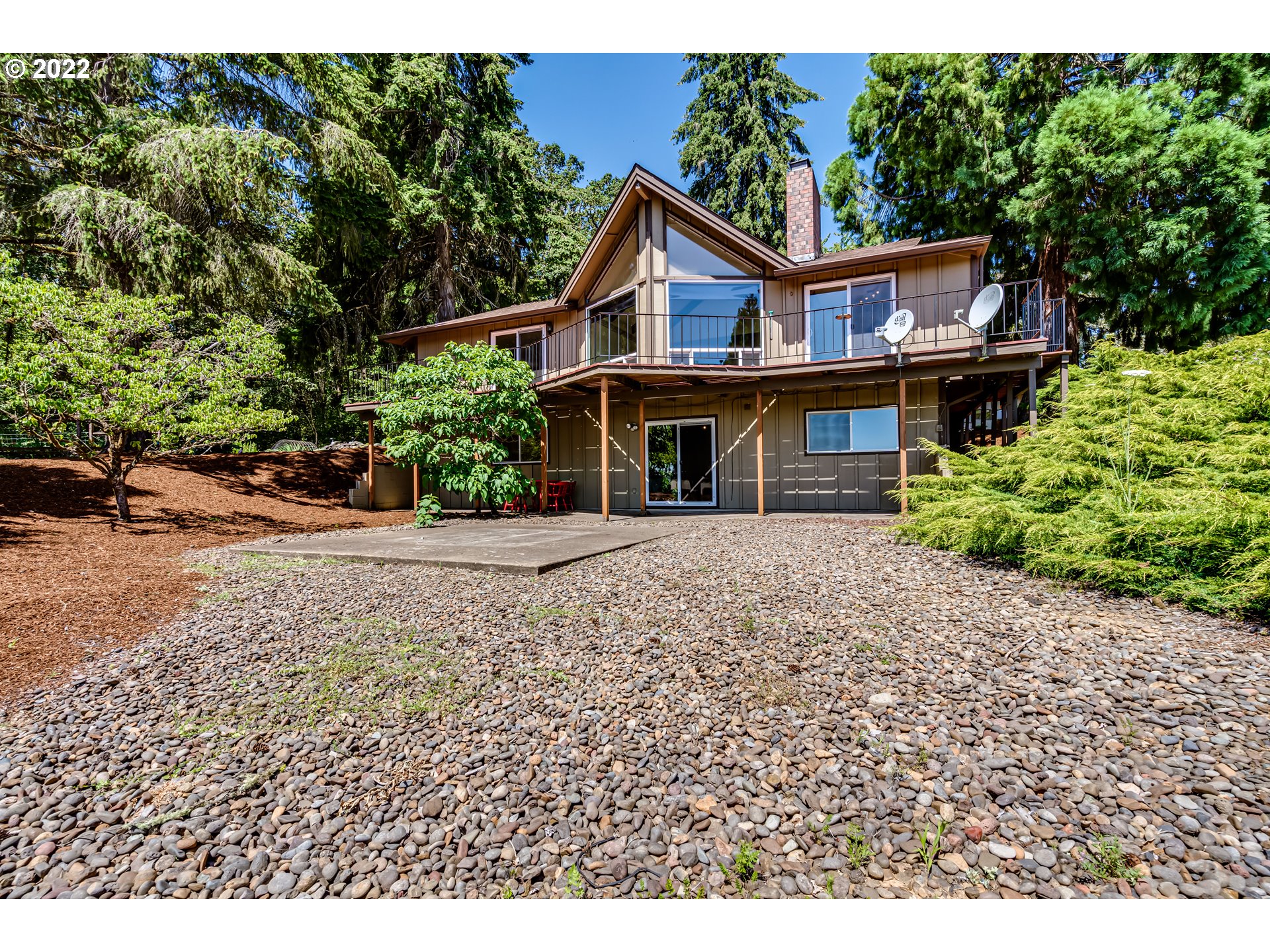 Welcome to your dream property nestled between Eugene and Corvallis! This stunning 2823 square foot home sits majestically on 13.23 acres of picturesque land, offering panoramic views that will take your breath away.As you step onto the property, you'll be greeted by a sprawling landscape dotted with multiple water features, creating a serene and inviting atmosphere. The spacious covered patio is the perfect spot to relax and take in the beauty of your surroundings.For those who love to work with their hands or pursue hobbies, the property boasts a massive 30x50 shop/950 square foot garage complete with a bathroom, kitchen, and laundry facilities. Whether you're a hobbyist, a craftsman, or simply in need of ample storage space, this shop has you covered.With zoning designation RR2 and the potential for subdivision, the possibilities for this property are endless. Whether you're looking to create additional homesites, start a small farm, or simply enjoy the vast expanse of land as it is, this property offers unparalleled flexibility and potential.Don't miss out on this incredible opportunity to own your own slice of paradise. Schedule a showing today and experience the beauty and tranquility that awaits you at this Eugene-Corvallis gem!