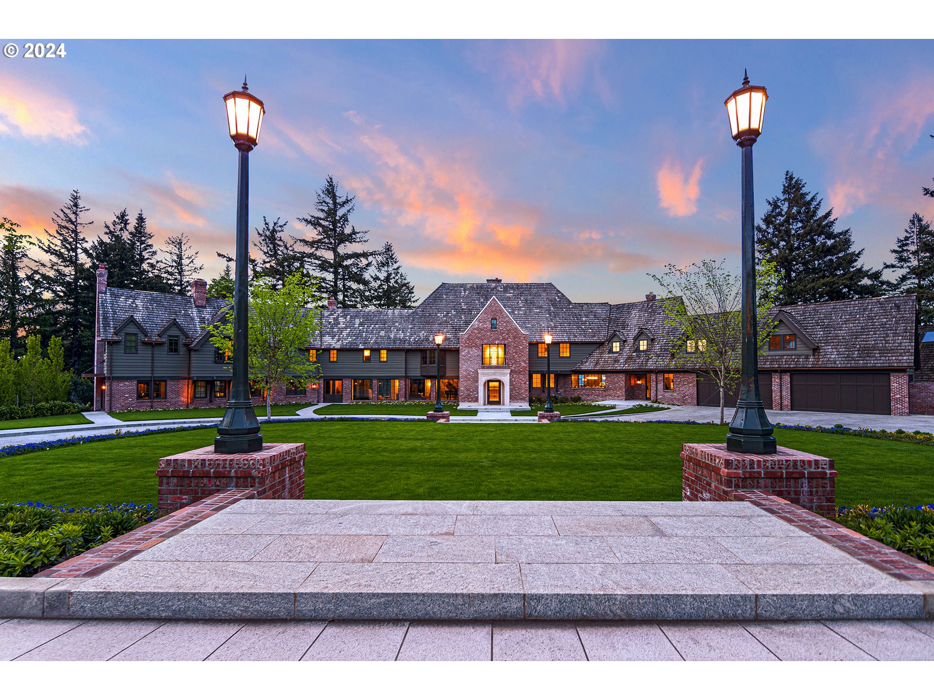 This iconic Tudor Revival estate in Portland’s West Hills has been reborn through a nearly $20 million renovation, blending historic charm with the ultimate in contemporary luxury. Originally crafted in 1930 by celebrated architect Roscoe D. Hemenway, the 25,568-square-foot residence has been meticulously transformed by JHL Design and Green Gables Restoration with a  reimagined interior seamlessly blending timeless elegance with top-of-the-line designer amenities, showcasing imported materials and handcrafted finishes. Perched on 3.26 stunning private acres, the property offers some of the best panoramic views of Portland’s skyline and four majestic mountains in the metropolitan area, creating an extraordinary setting for both grand entertaining and everyday living. This storied property, built as the estate of the day in 1930, is the estate of today with a winning combination of historic architecture and modern amenities to be enjoyed for generations to come.