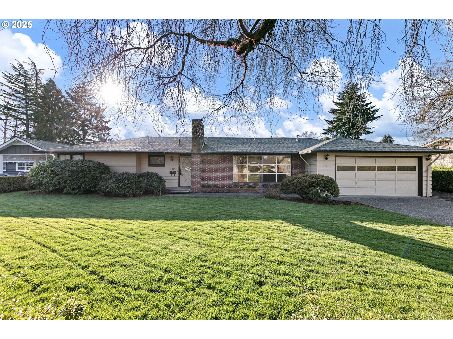 This 1955 charmer, is located on a .29-acre lot in the desirable Ferry Street Bridge neighborhood. It is conveniently located close to Oakway Mall and a variety of premier shopping and dining options. The property boasts a tranquil setting backing up to Sorrel Way Park and features a large fenced backyard, complete with an in-ground pool, ideal for entertaining! The timeless hardwood floors extend throughout the living room, dining room and three bedrooms. Spanning 1,769 square feet, this spacious single level home provides excellent separation between the primary suite and the additional bedrooms, ensuring both privacy and comfort.