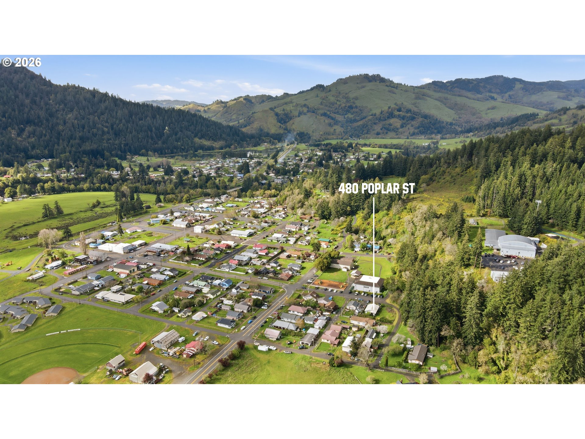 480 POPLAR ST, Powers, OR, 97466