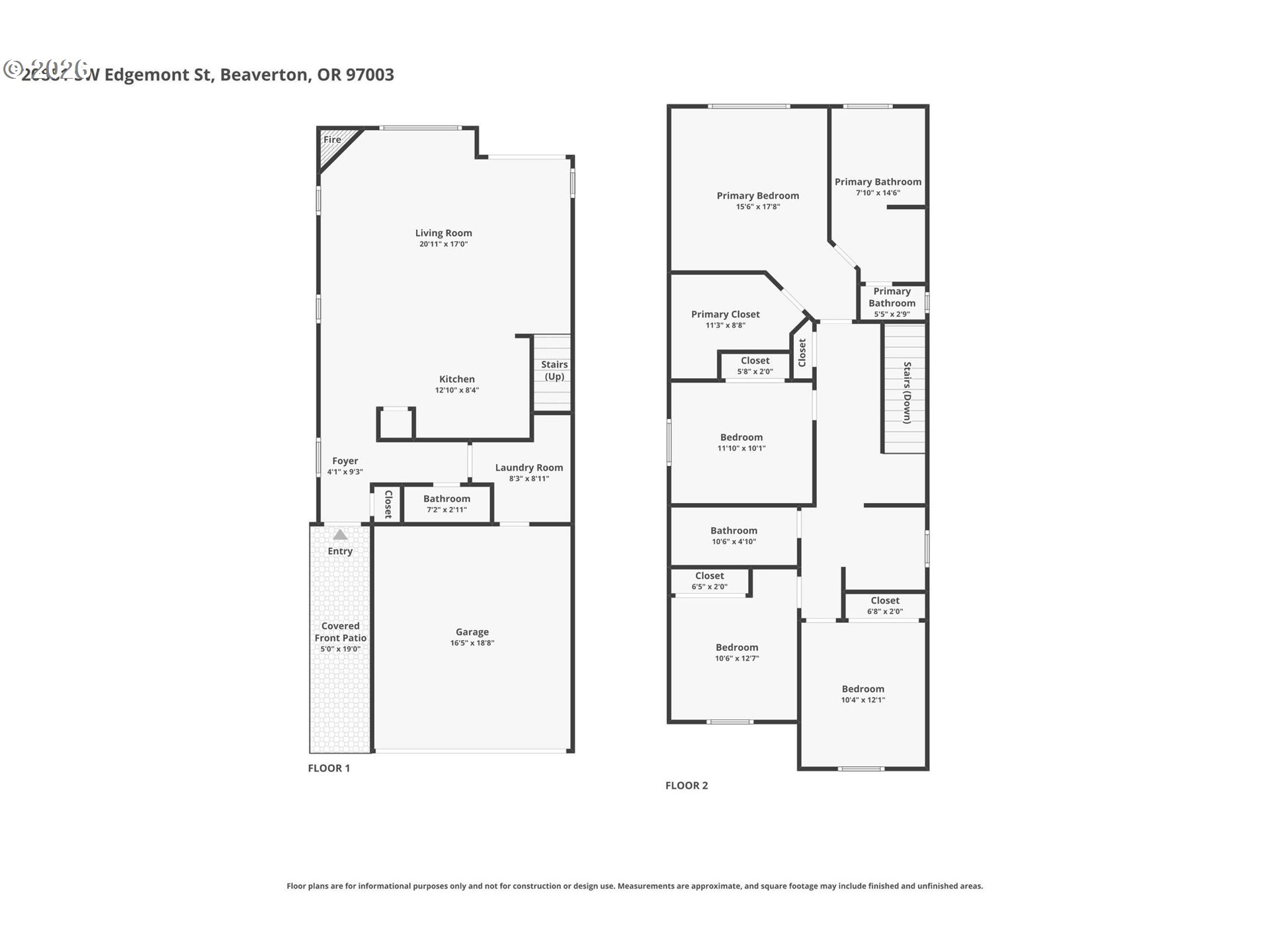 20881 SW EDGEMONT ST, Beaverton, OR, 97003