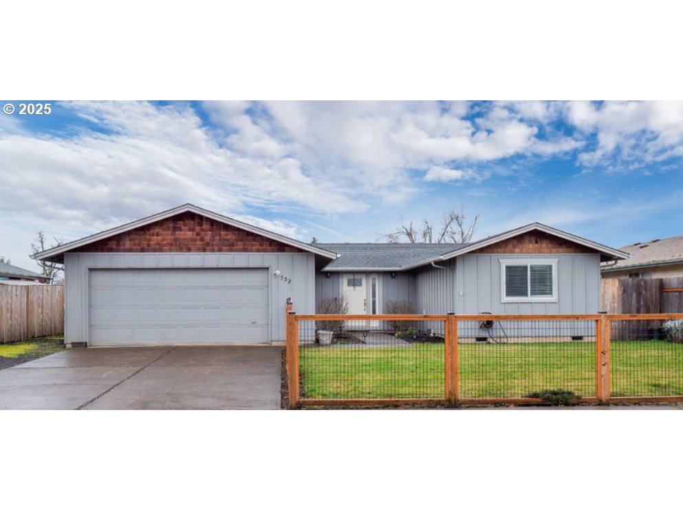 Absolutely turn-key, move-in ready, Beautifully Remodeled Single-Level Home in Sought-After Thurston Location. This immaculate 4-bedroom home’s floor plan offers great separation of space and makes best use of every square foot! Boasting features such as an A+ kitchen with granite countertops and stainless steel appliances including gas range, ductless heat-pump, plus updated flooring throughout. The spectacular primary suite features two sliding barn doors, a large walk-in closet, and a custom shower with dual showerheads.The exterior is equally impressive, with a newly fenced front yard, a spacious backyard with a recently expanded covered patio—perfect for gatherings rain or shine—and raised garden beds ready for spring planting. Newer fencing and a small side RV/boat parking area complete this wonderfully kept home inside and out! This is a must-see to appreciate property. Won’t last so don’t wait!