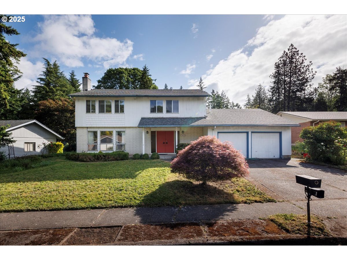 Great opportunity to build some sweat equity in prime location. This Hyland Hills home is ready for its next chapter. Private, level, oversized lot. Living area on main floor includes entry, living room, dining room, kitchen, breakfast nook and family room. 2 fireplaces. Four generous bedrooms on the upper level. Beautiful hardwoods, 2-car garage, plus shop and shed. Pre-inspected. Being sold AS IS.