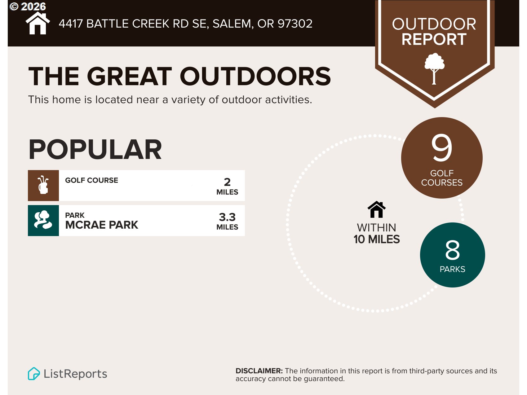 4417 SE BATTLE CREEK RD, Salem, OR, 97302