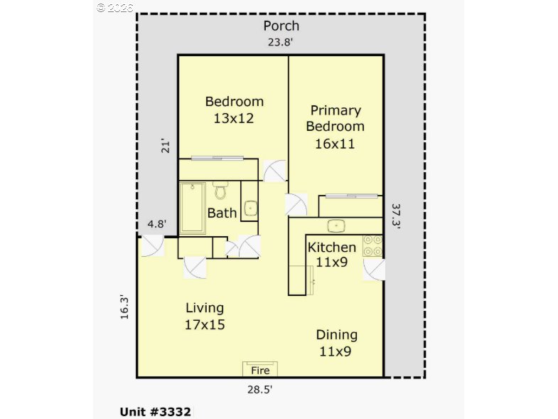 3332 SE 9TH AVE, Portland, OR, 97202