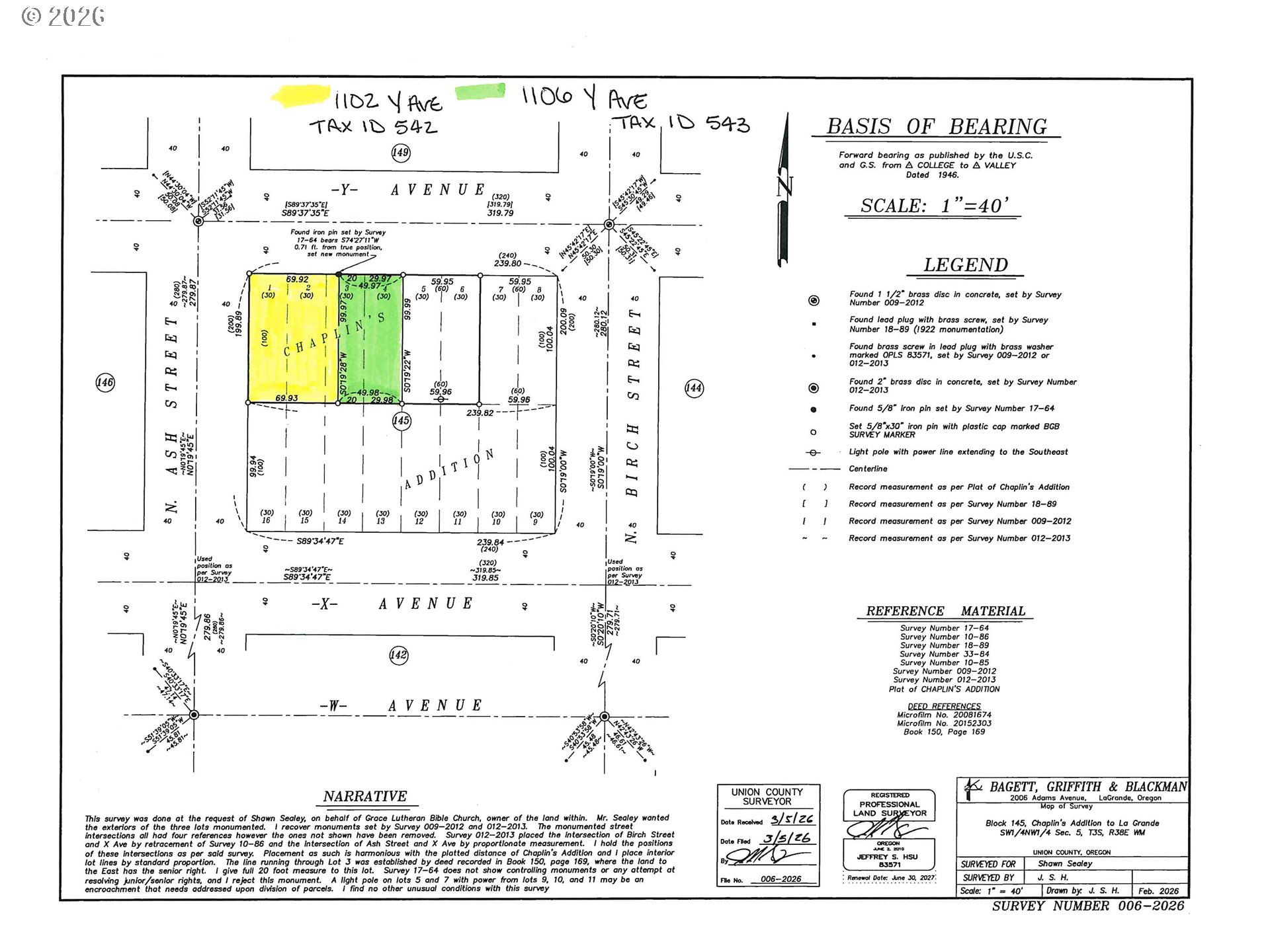 1102 Y AVE, La Grande, OR, 97850