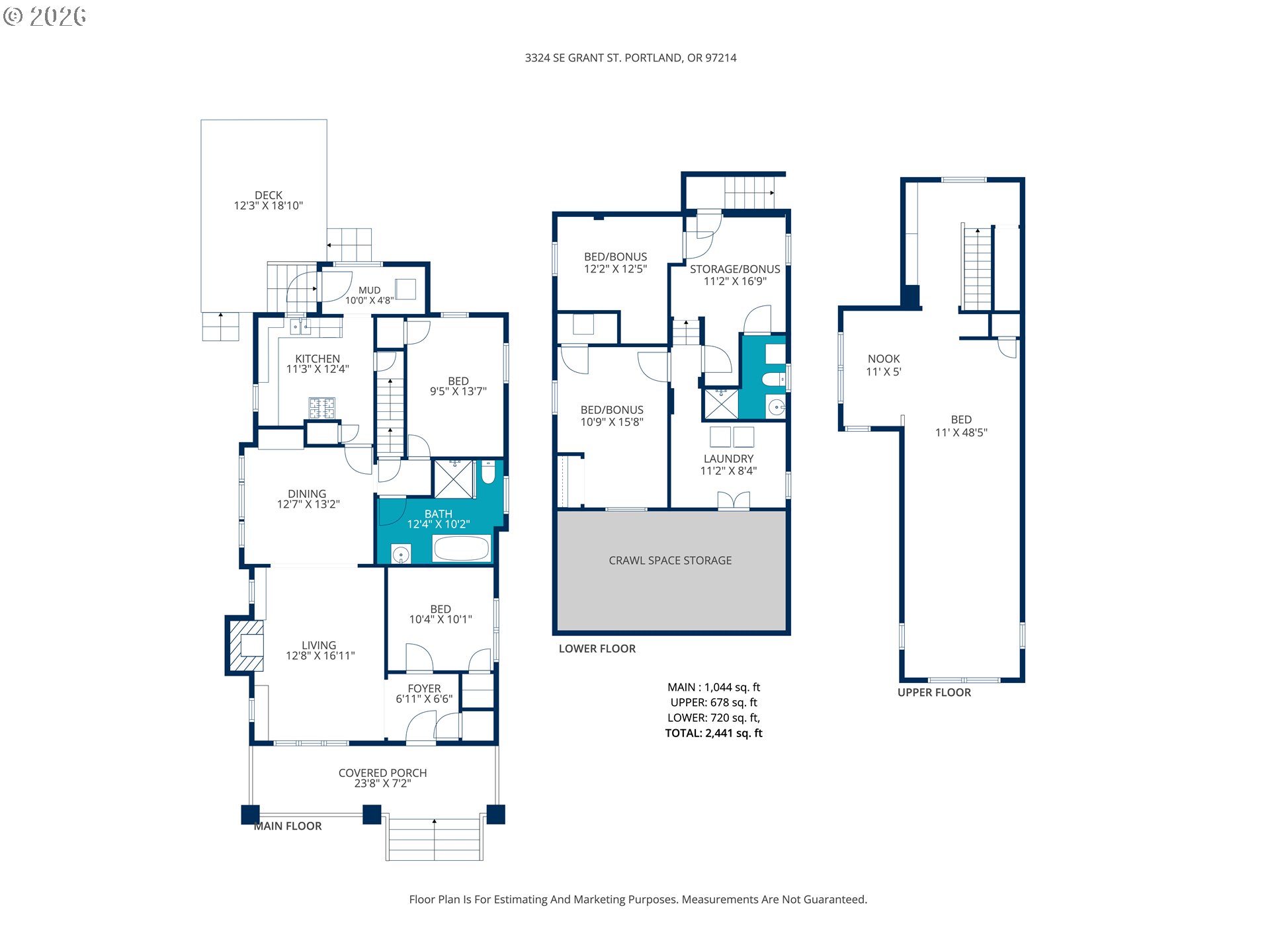 3324 SE GRANT ST, Portland, OR, 97214
