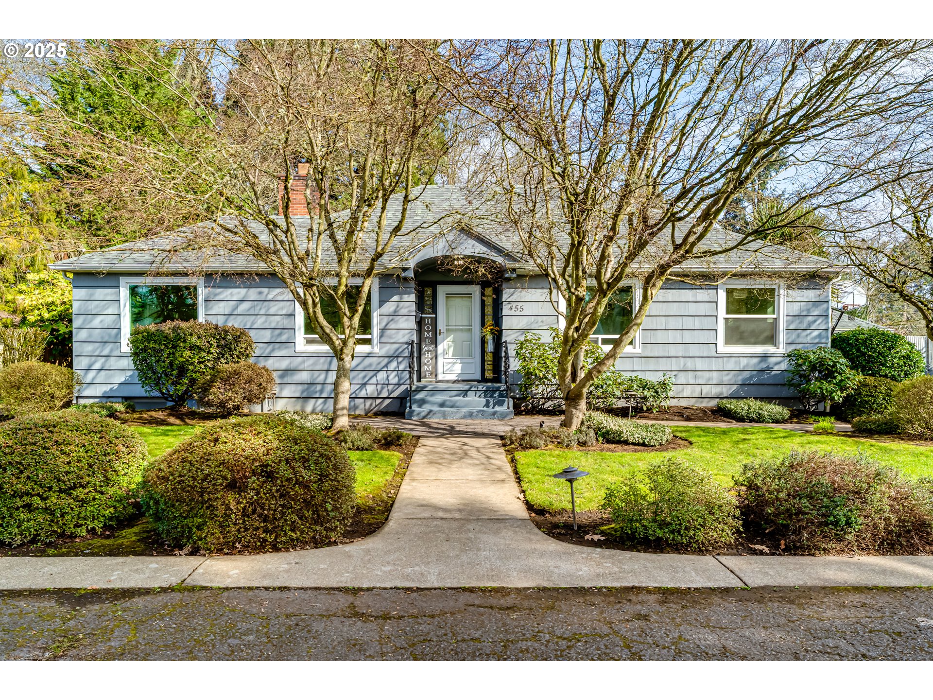 Situated in one of Eugene’s most desirable neighborhoods, this charming 1940s home is full of character, warmth, and endless possibilities. Sitting on nearly half an acre, this property offers the perfect blend of classic charm and modern potential. Step inside to discover beautifully restored original wood floors and fresh interior paint, adding timeless elegance and a bright, updated feel. The spacious living room is bathed in natural light from large windows, creating a bright and inviting atmosphere.The charming vintage kitchen is ready for your personal touch and vision. With three bedrooms and two baths, there’s plenty of space to settle in and make it truly yours. Plus, a newer roof and exterior paint mean less maintenance to worry about.The partially finished basement offers a versatile bonus room and an additional bedroom, providing extra living space or the perfect retreat.Outside, the backyard is a true oasis, beautifully landscaped with a large deck ideal for entertaining, and two outbuildings for storage or creative use. Adding to its appeal, the property holds exciting potential for a second residence, making it an incredible opportunity for multi-generational living, a guest house, or an income-producing space.And with schools, shopping, and conveniences just moments away, you’ll enjoy the best of both privacy and accessibility. Don’t miss the chance to own this unique and charming piece of Eugene’s history. Schedule a showing today!
