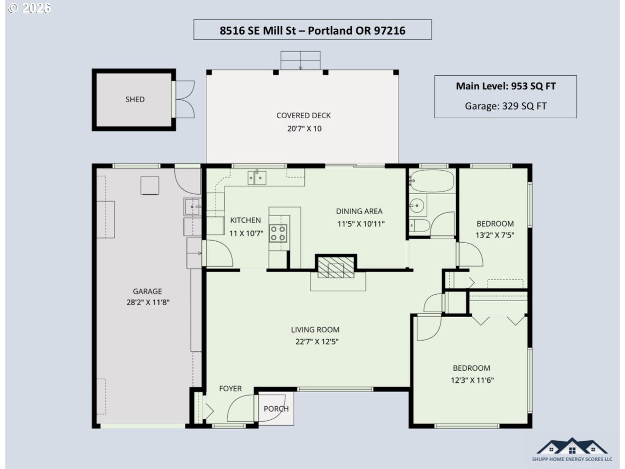 8516 SE MILL ST, Portland, OR, 97216