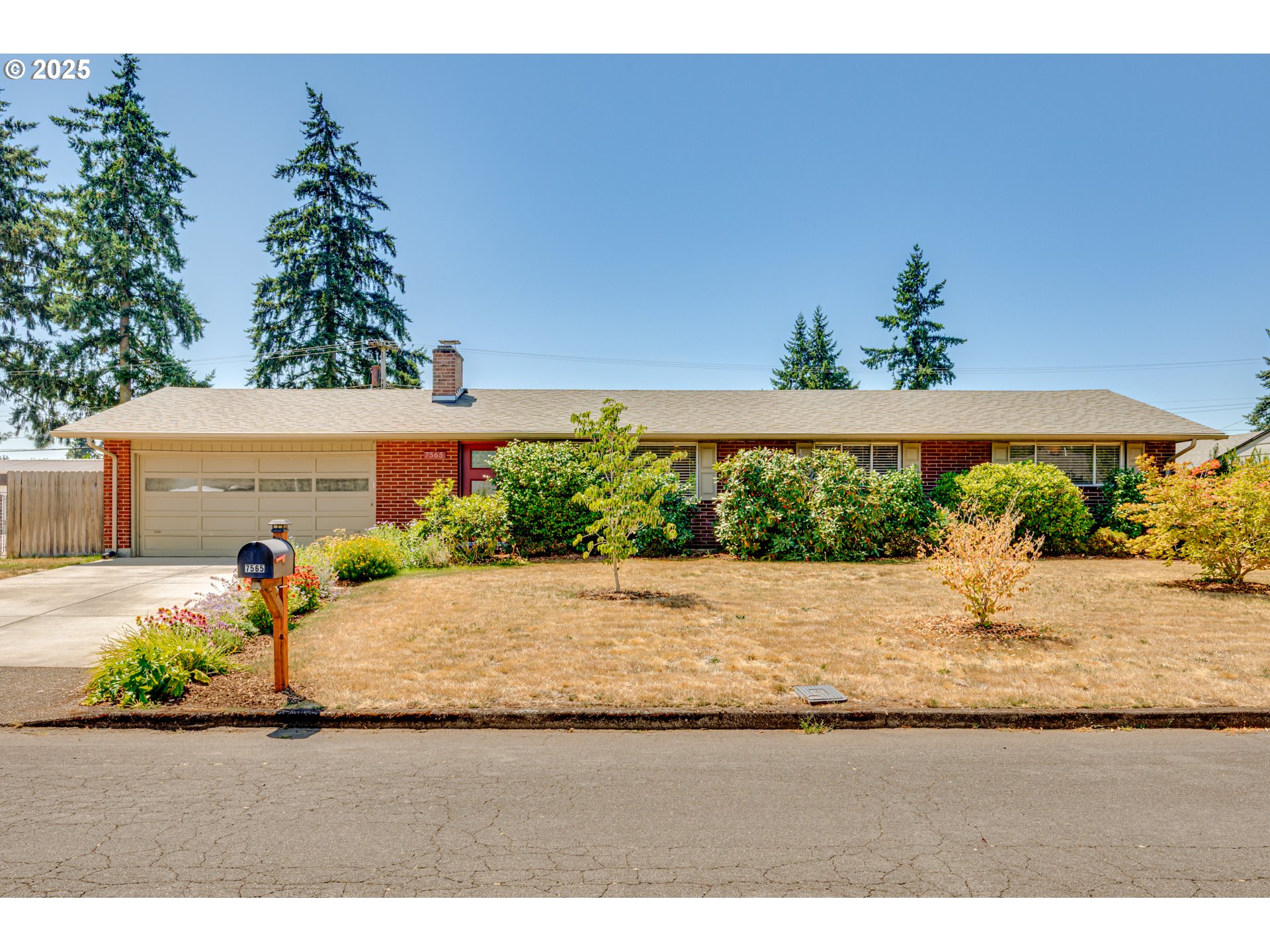 Discover mid-century modern charm in the highly sought-after Heights neighborhood! This one-level gem at 7565 Carolina Lane offers 3 bedrooms, 1.5 baths, and 1,248 sq ft of functional living space. Thoughtful updates include a newer roof and garage with tile flooring and built-in shelving. The home sits on a level lot with a fully fenced backyard—plus a hidden second yard accessible through a center gate, perfect for gardening, pets, or added privacy. The laundry is conveniently located in the garage. Don’t miss this unique opportunity in one of Vancouver’s most desirable communities!