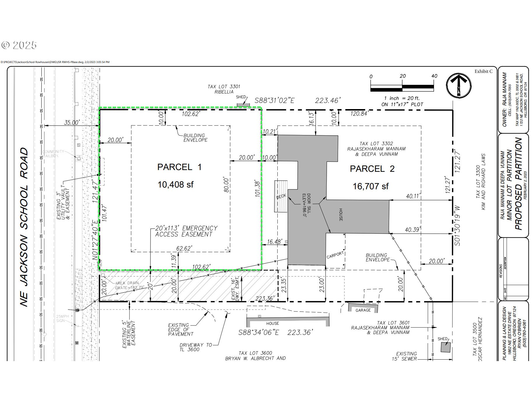 1722 NE JACKSON SCHOOL RD, Hillsboro, OR, 97124 1722 NE JACKSON SCHOOL RD, Hillsboro, OR, 97124