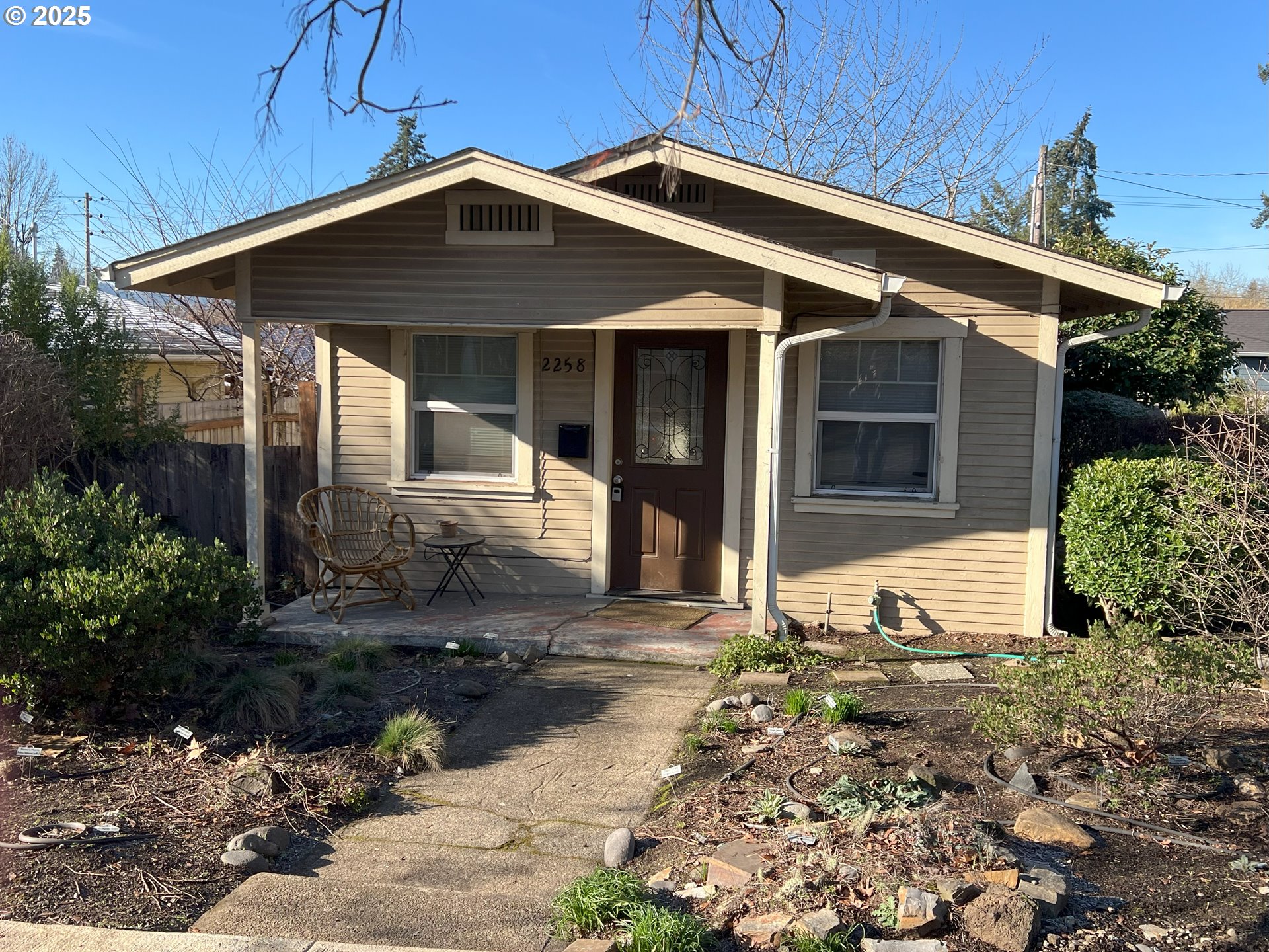 Cutest home on the block! Rare opportunity to own this 1924 cottage with alley access. Lots of remodeling and updates over the years. One owner is a licensed realtor in the State of Oregon. Fully fenced yard and off street parking pad.. lots of character and charm. Owner terms too!