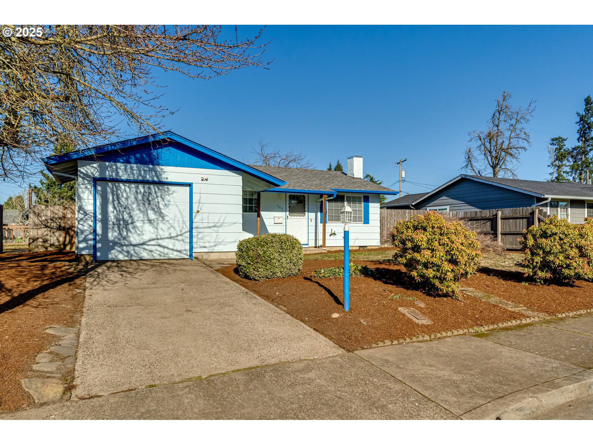 Step into charm and modern comfort with this beautifully updated, light and bright home! Every detail of this adorable, move-in-ready home has been thoughtfully refreshed and is ready to be loved by its next homeowner. A brand-new roof and mini-split system provide peace of mind throughout the seasons. Fresh interior paint, new luxury vinyl flooring, and plush carpet in the bedrooms create a warm and inviting atmosphere. The stylish kitchen shines with quartz countertops, freshly painted cabinets, new hardware, and new stainless steel appliances, seamlessly blending elegance and functionality. New light fixtures, new interior doors, and new blinds add a polished touch. The stunning bathroom boasts a new tub, beautifully polished porcelain shower tile, new vanity, and new toilet, offering a relaxing and rejuvenating space to unwind. Step outside to a spacious backyard with raised garden beds, a covered patio, and a storage shed, perfect for outdoor living and entertaining. This home is truly a turnkey gem—don’t miss your chance to make it yours! This one won’t last long! Call your favorite REALTOR® today for a private showing!