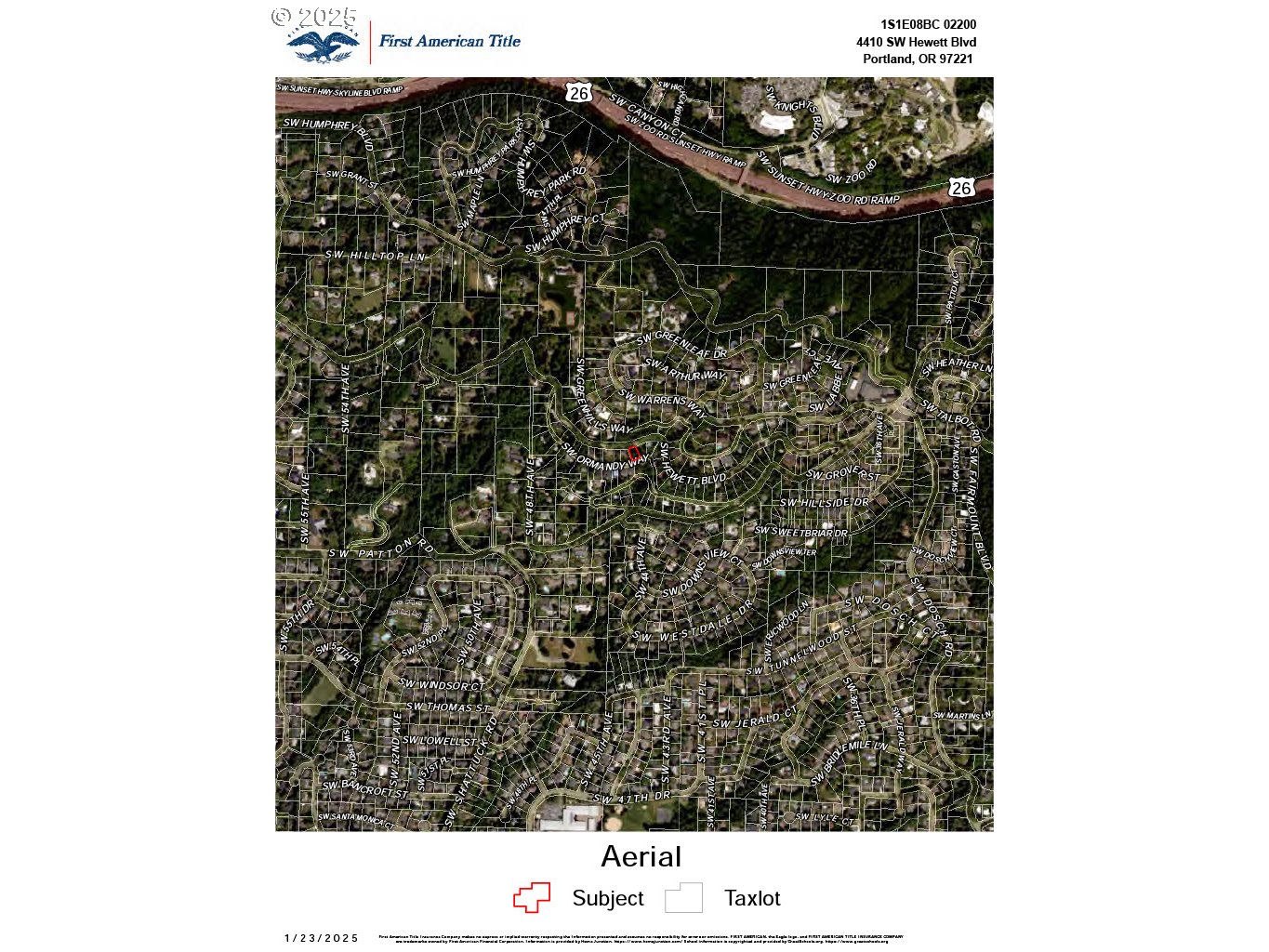 4410 SW W HEWETT BLVD, Portland, OR, 97221