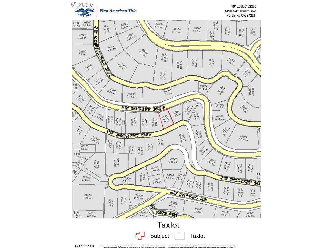 4410 SW W HEWETT BLVD, Portland, OR, 97221